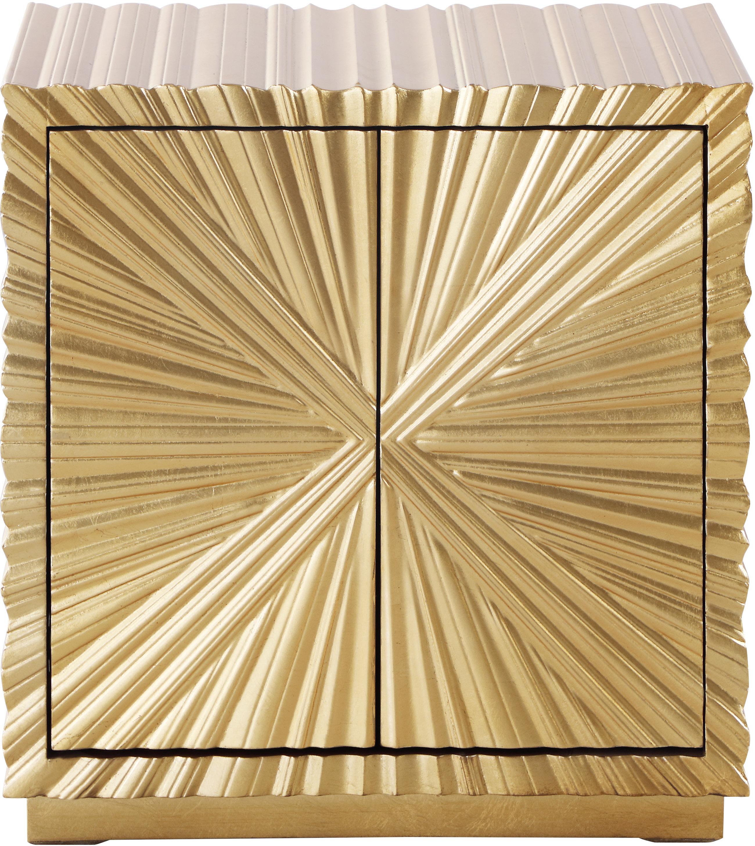 Golda Gold Side Table - Luxury Home Furniture (MI)