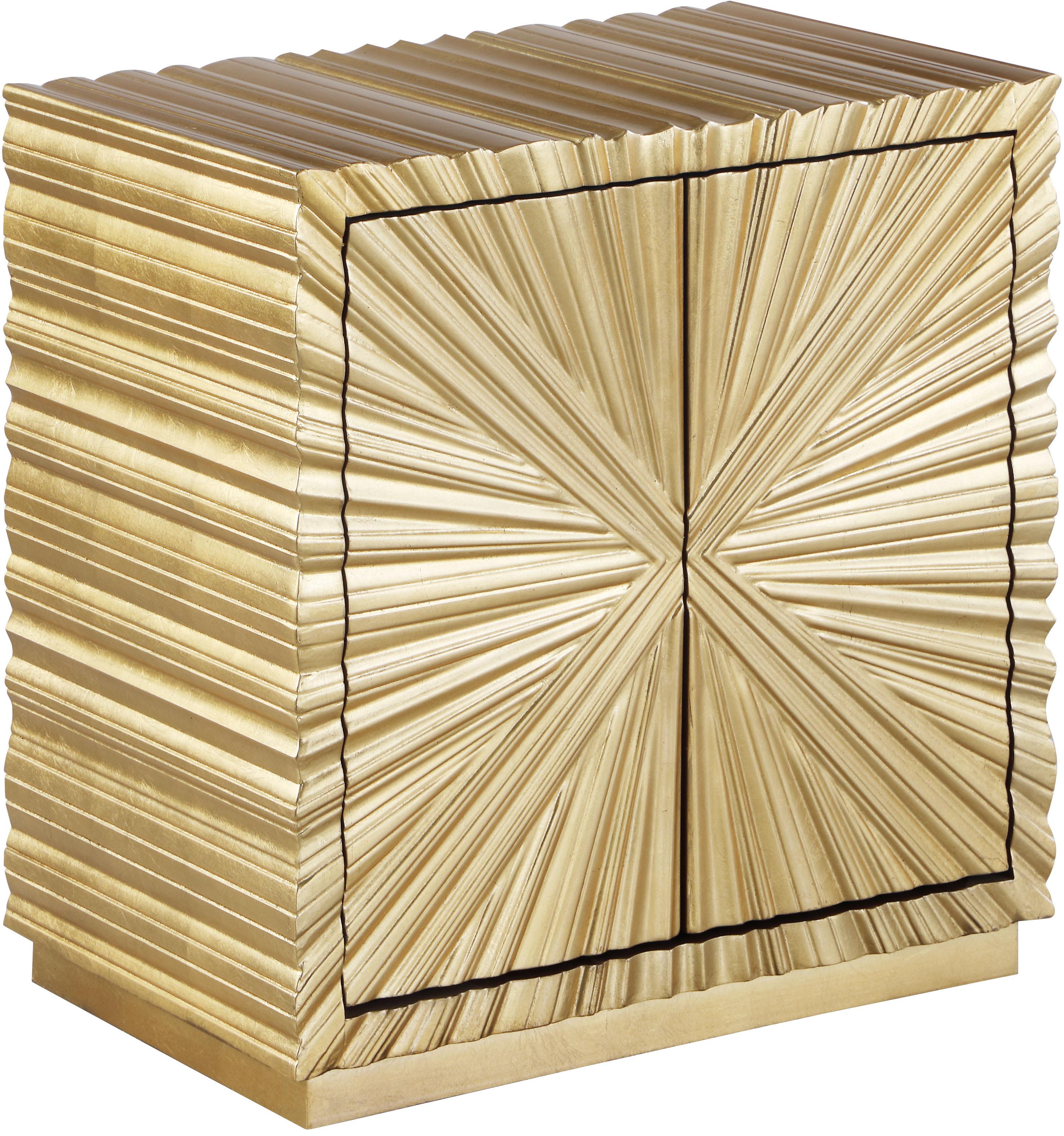Golda Gold Side Table - Luxury Home Furniture (MI)