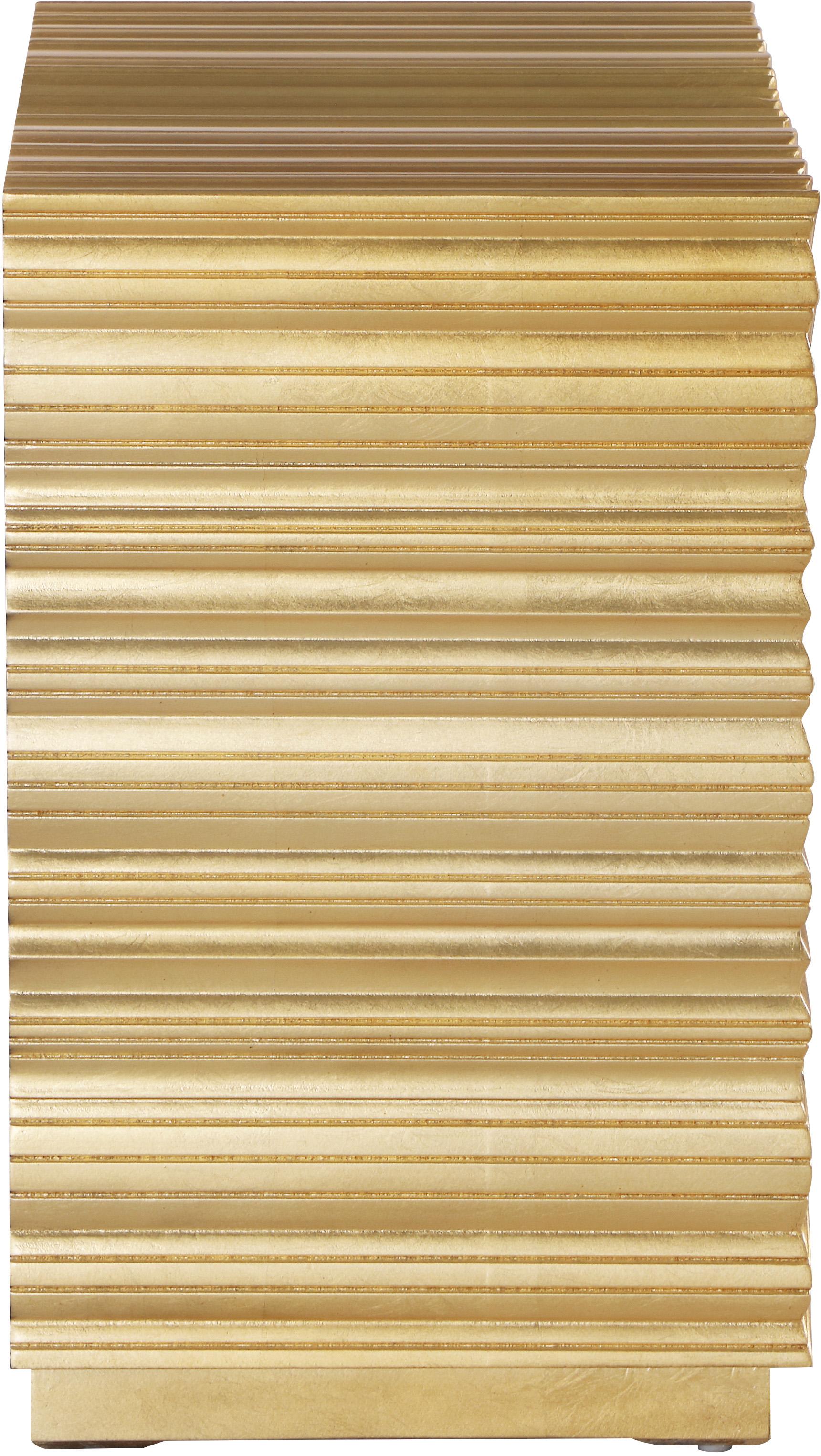 Golda Gold Side Table - Luxury Home Furniture (MI)