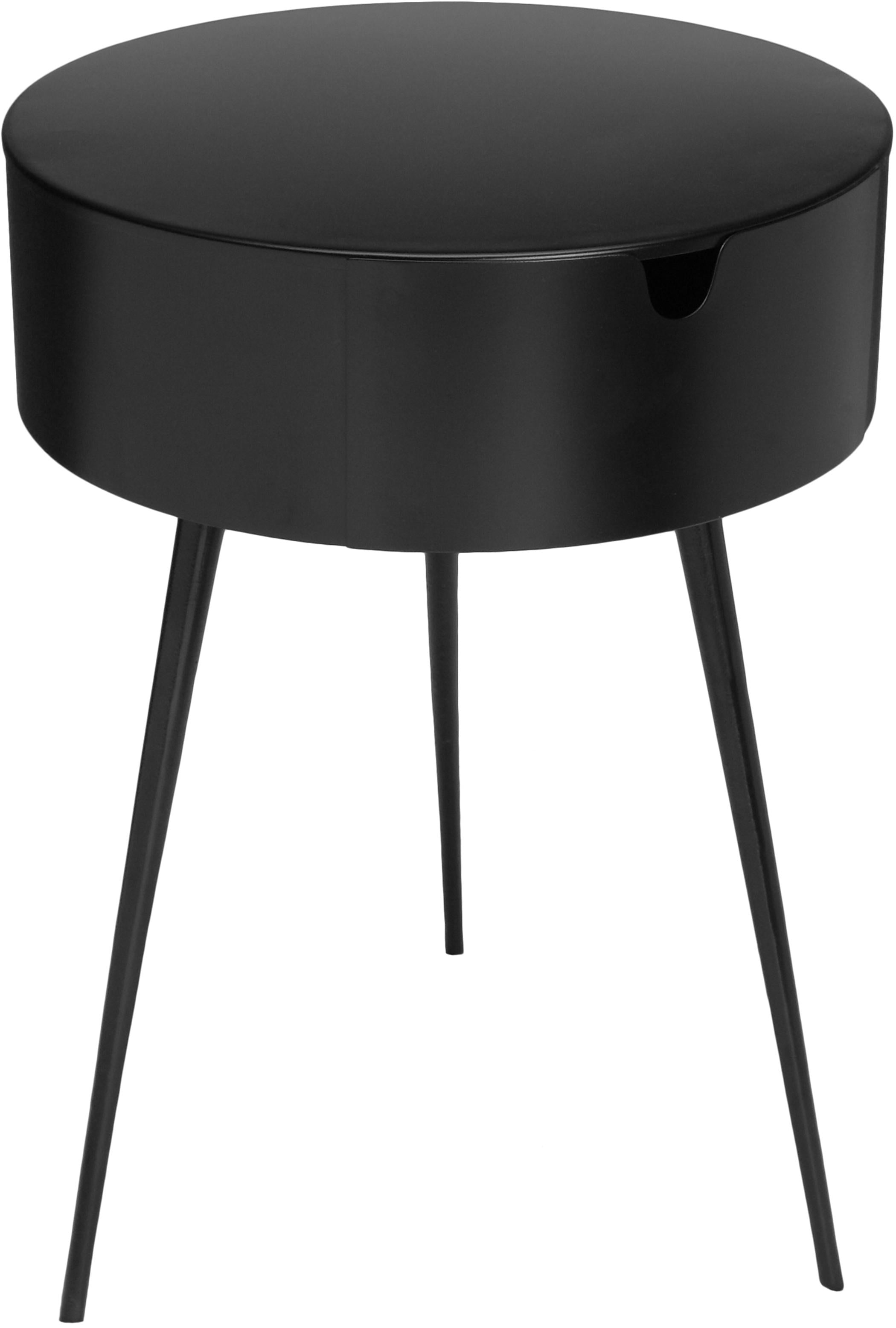 Bali Black Night Stand - Luxury Home Furniture (MI)