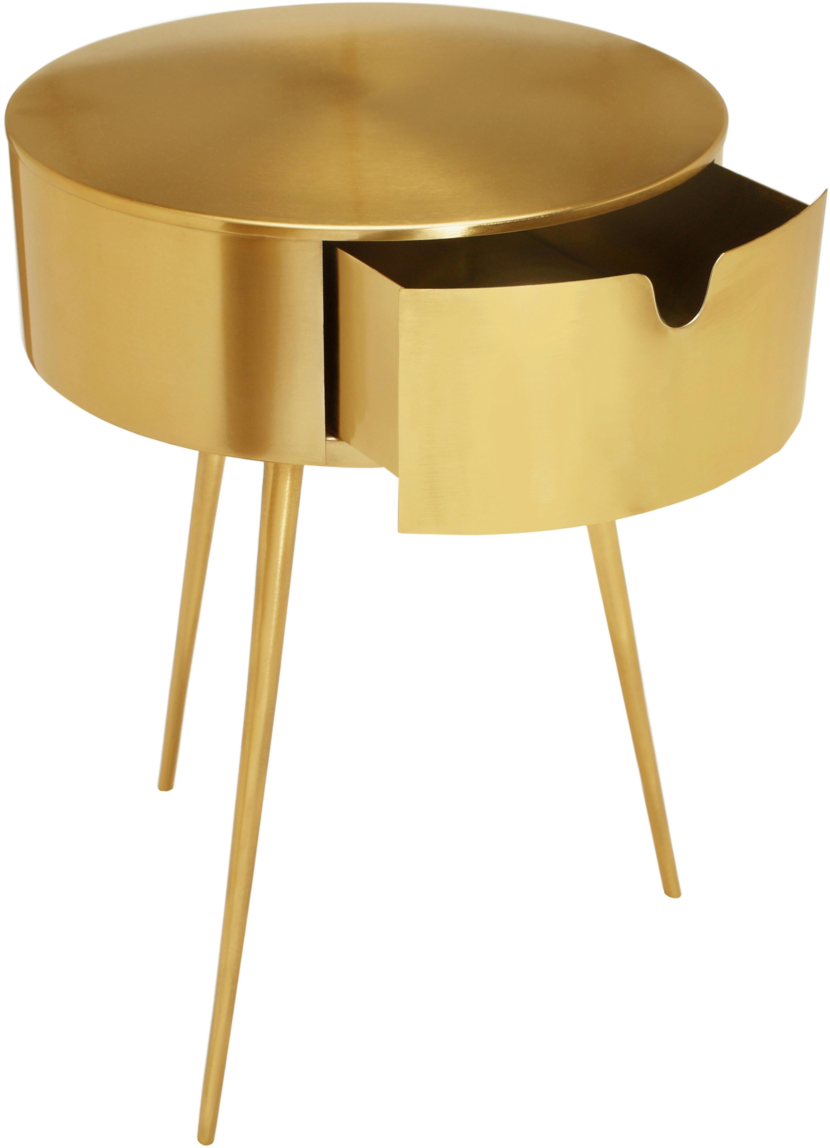 Bali Gold Night Stand - Luxury Home Furniture (MI)
