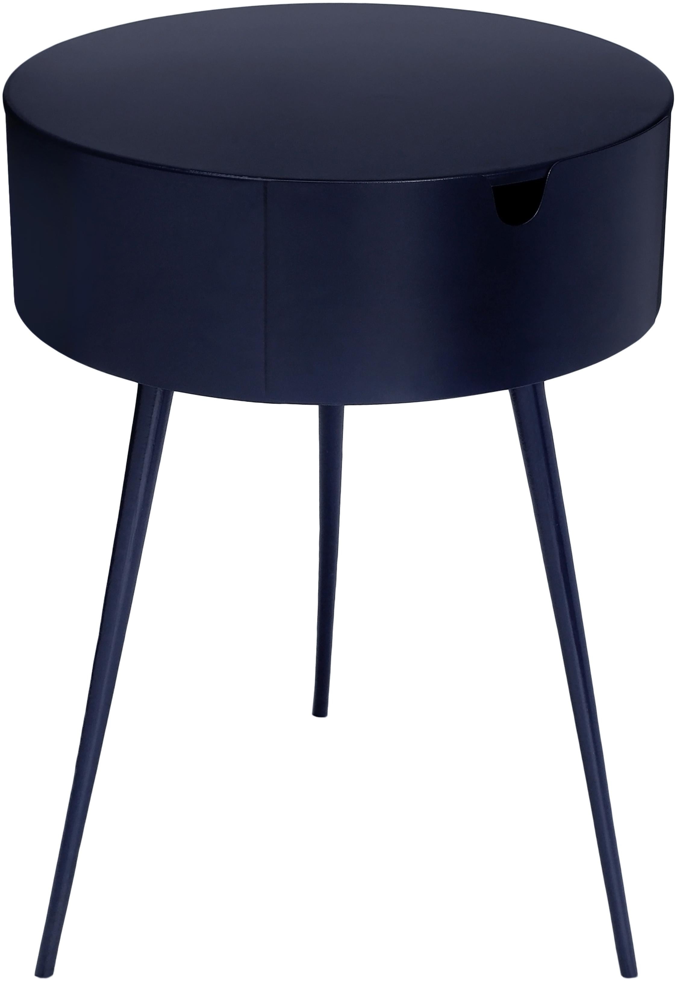 Bali Navy Night Stand - Luxury Home Furniture (MI)