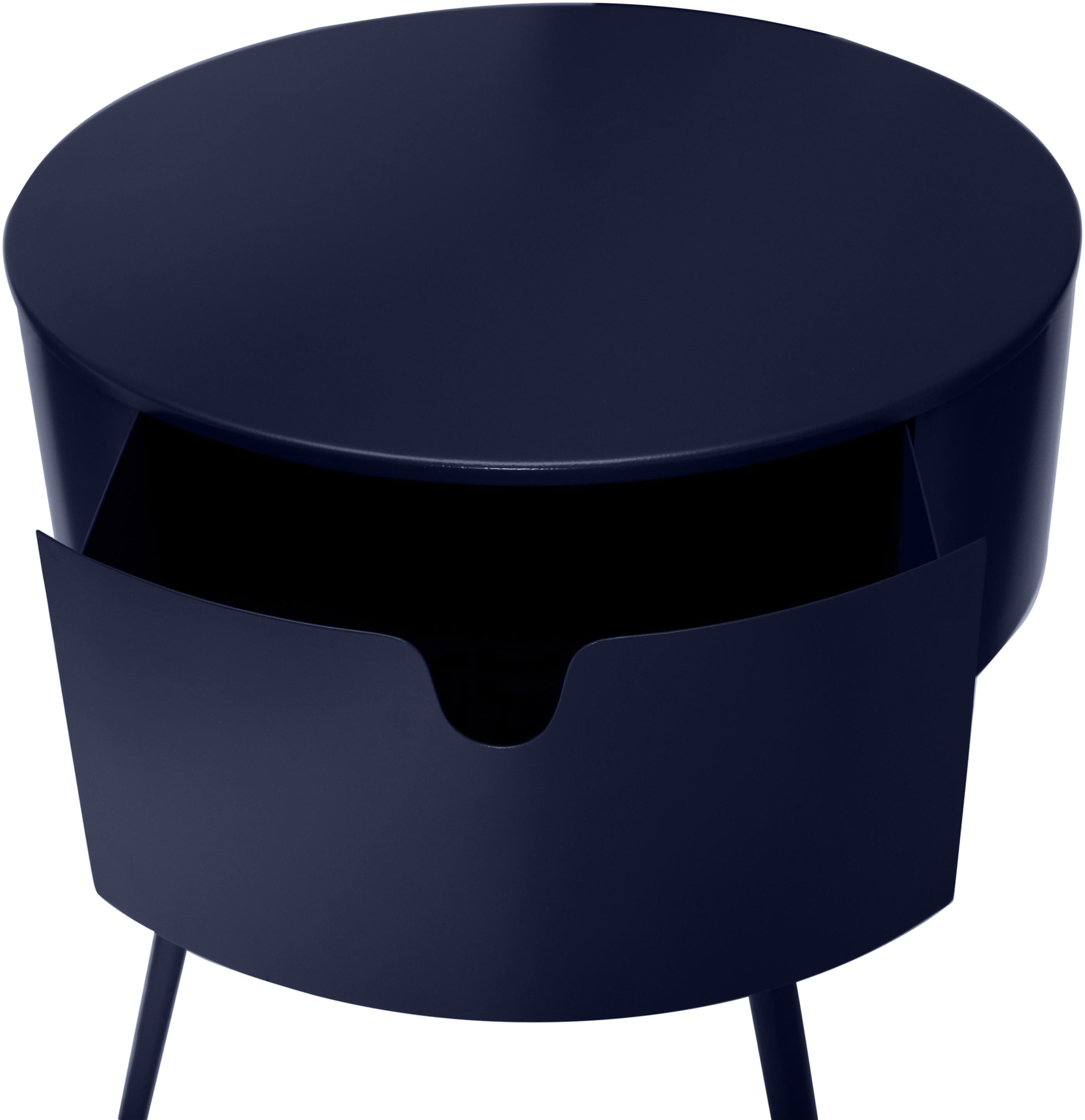 Bali Navy Night Stand - Luxury Home Furniture (MI)