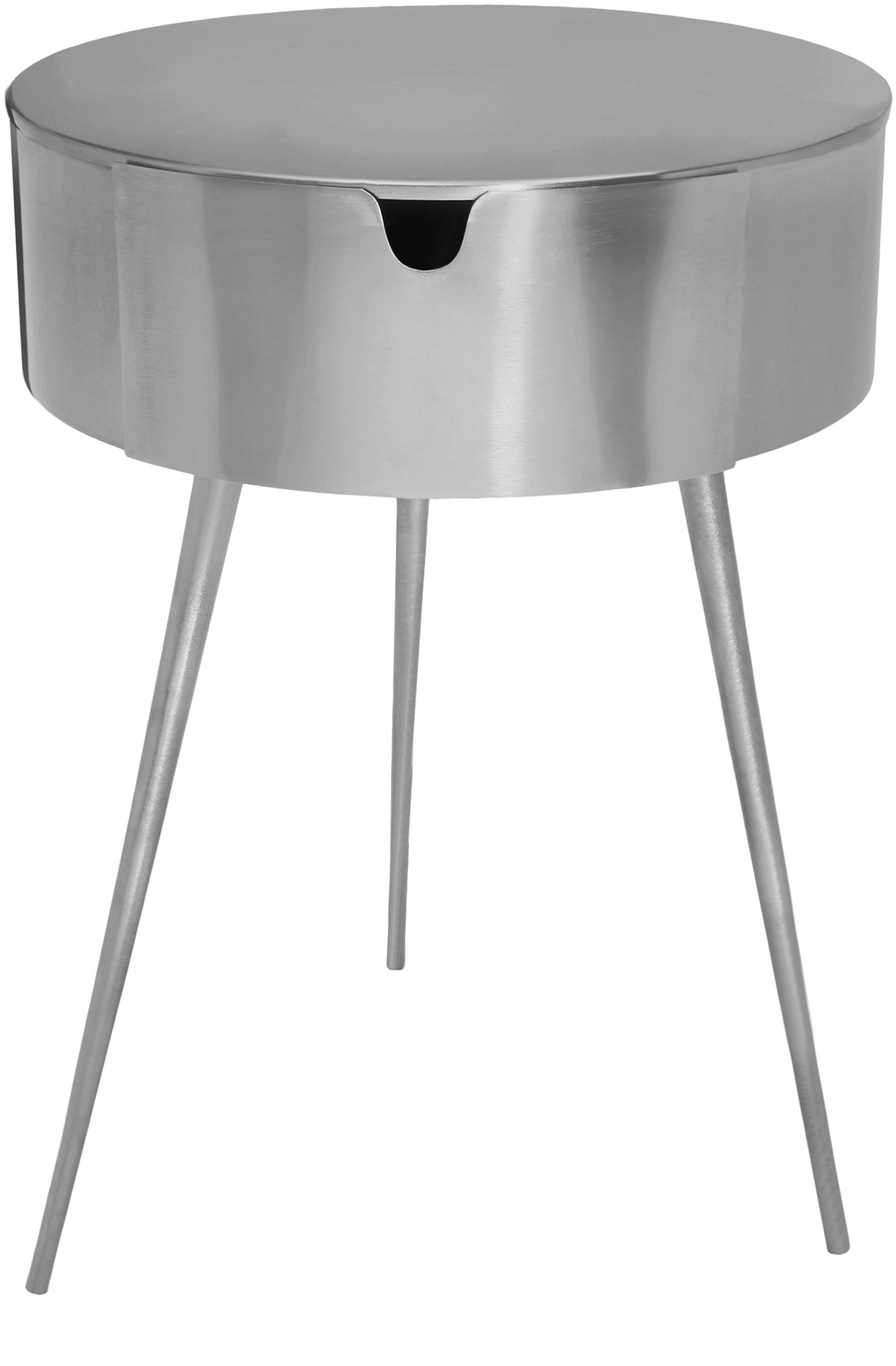 Bali Silver Night Stand - Luxury Home Furniture (MI)