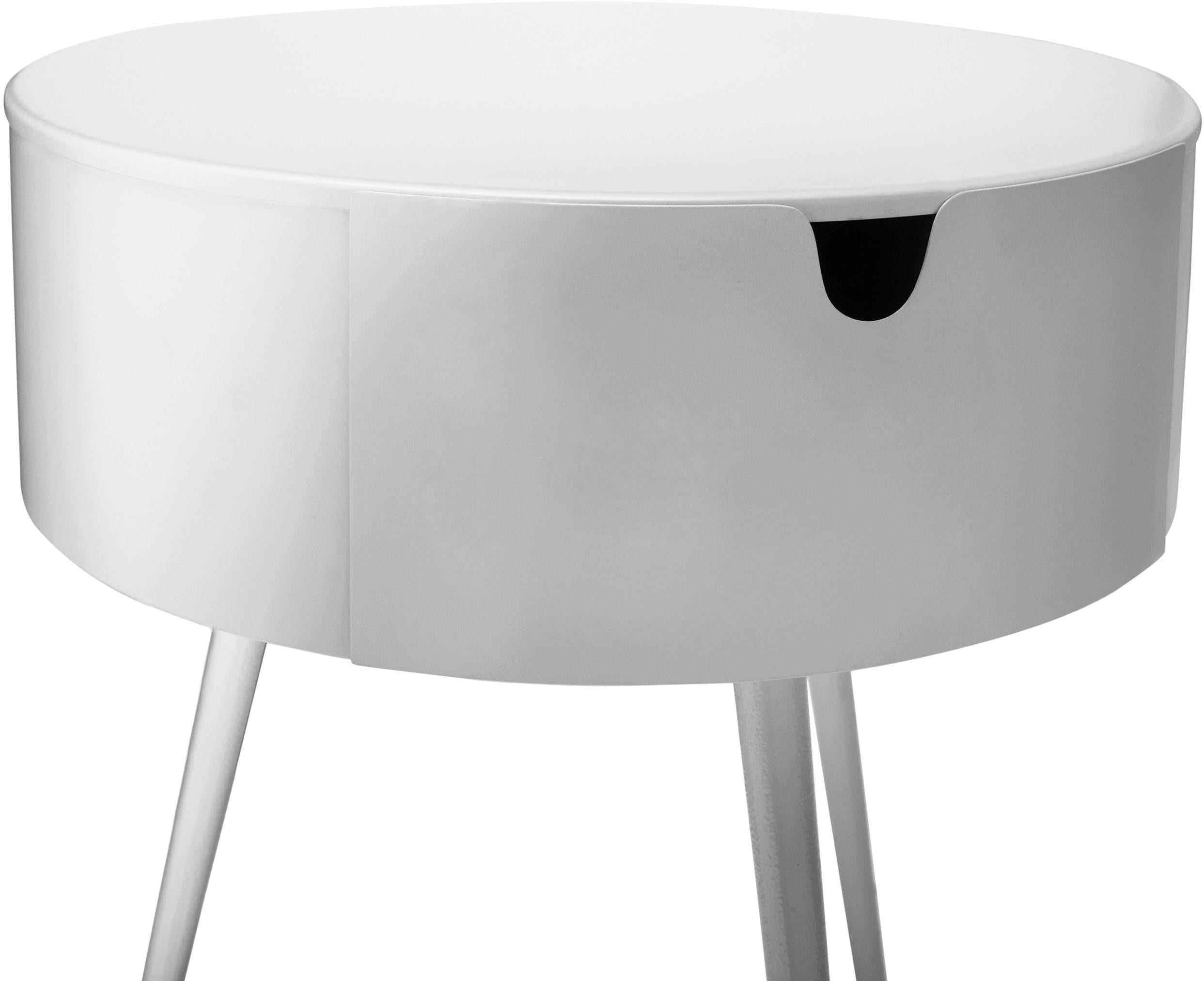 Bali White Night Stand - Luxury Home Furniture (MI)