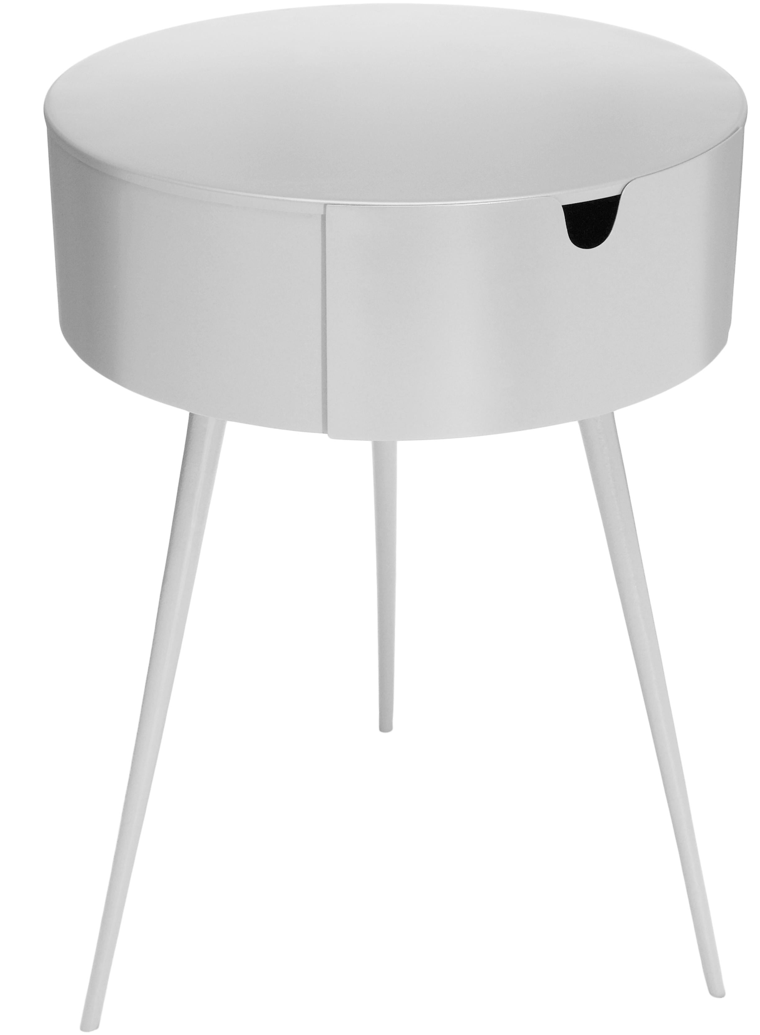 Bali White Night Stand - Luxury Home Furniture (MI)