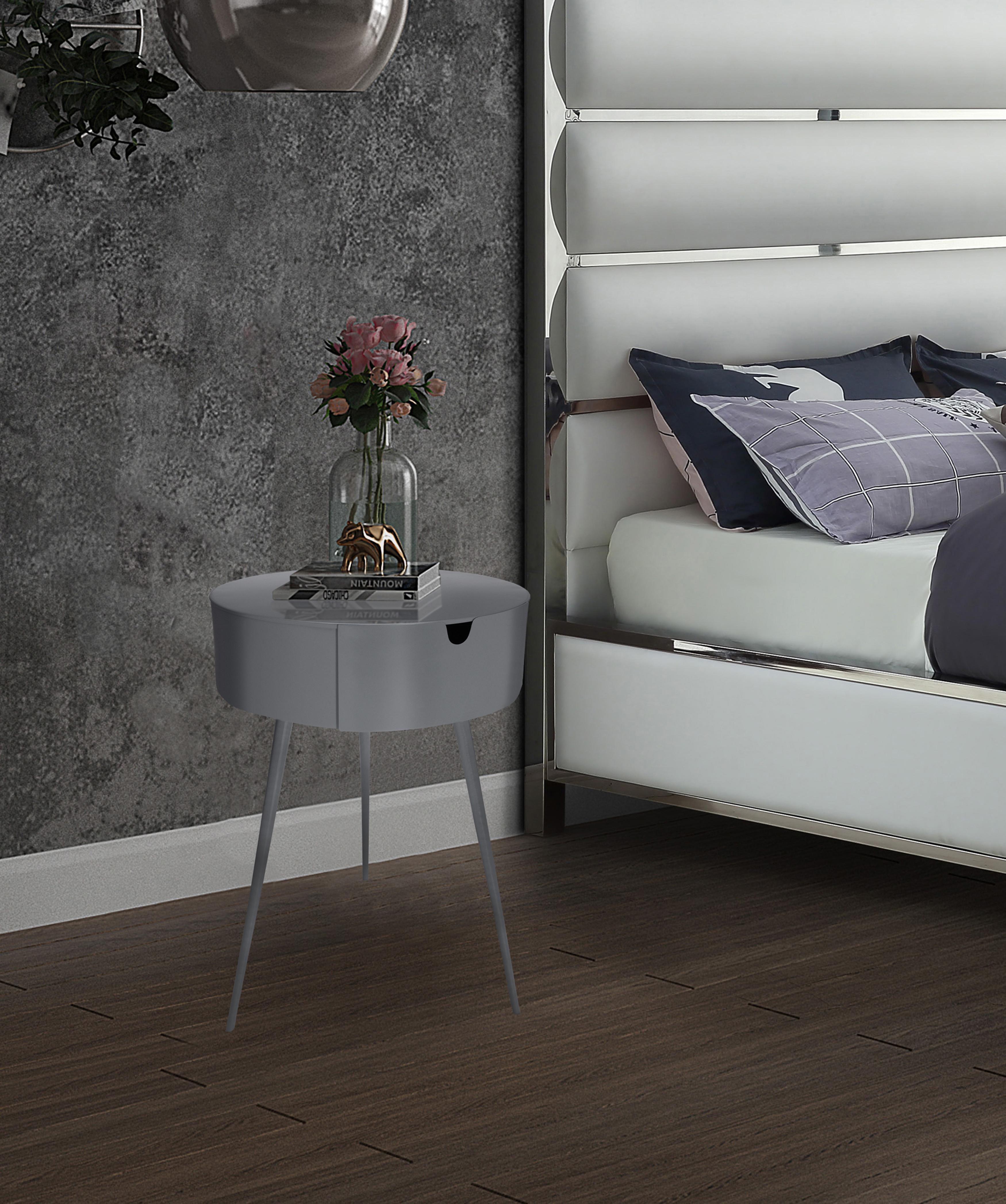 Bali Grey Night Stand - Luxury Home Furniture (MI)