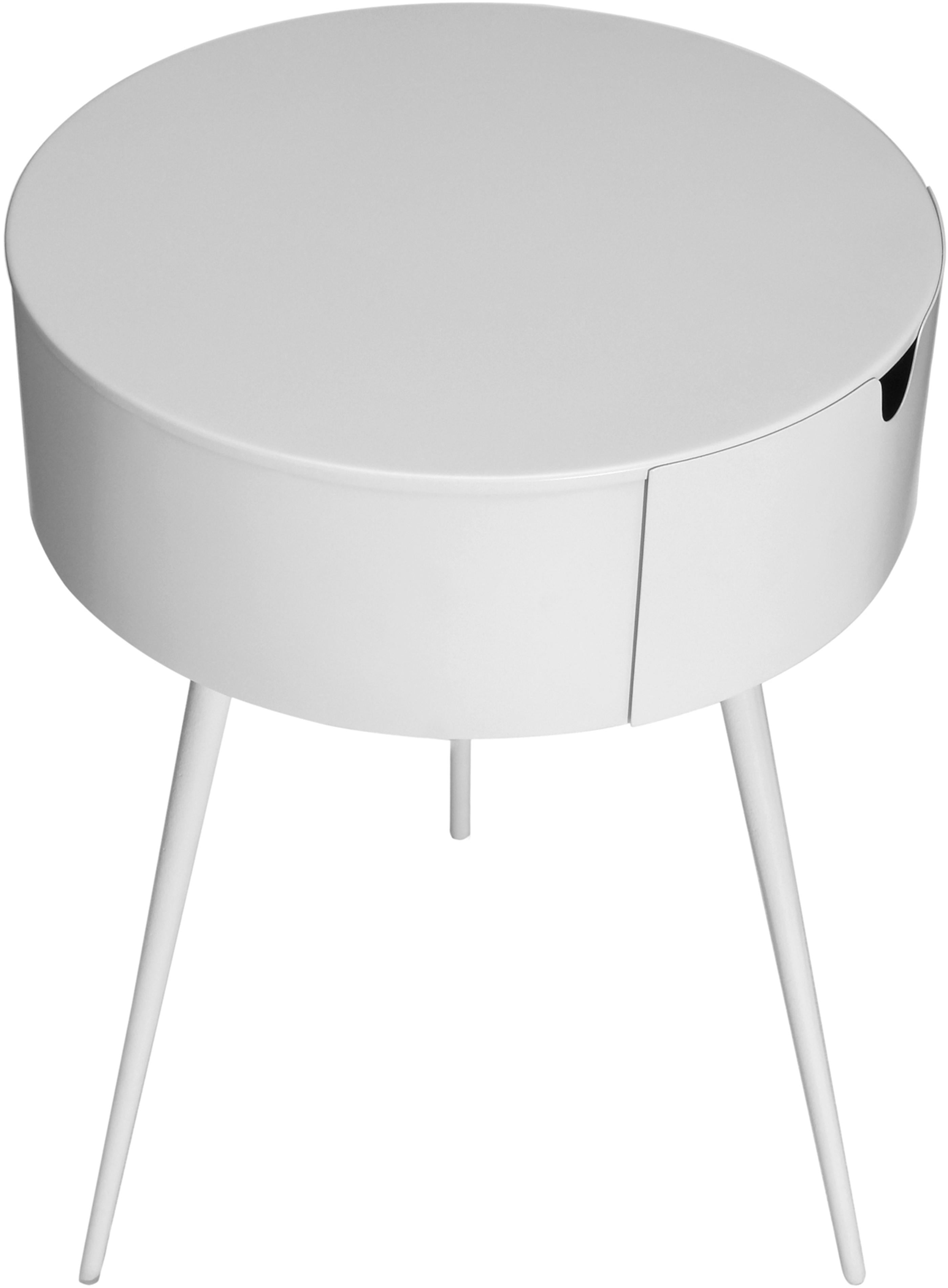 Bali White Night Stand - Luxury Home Furniture (MI)