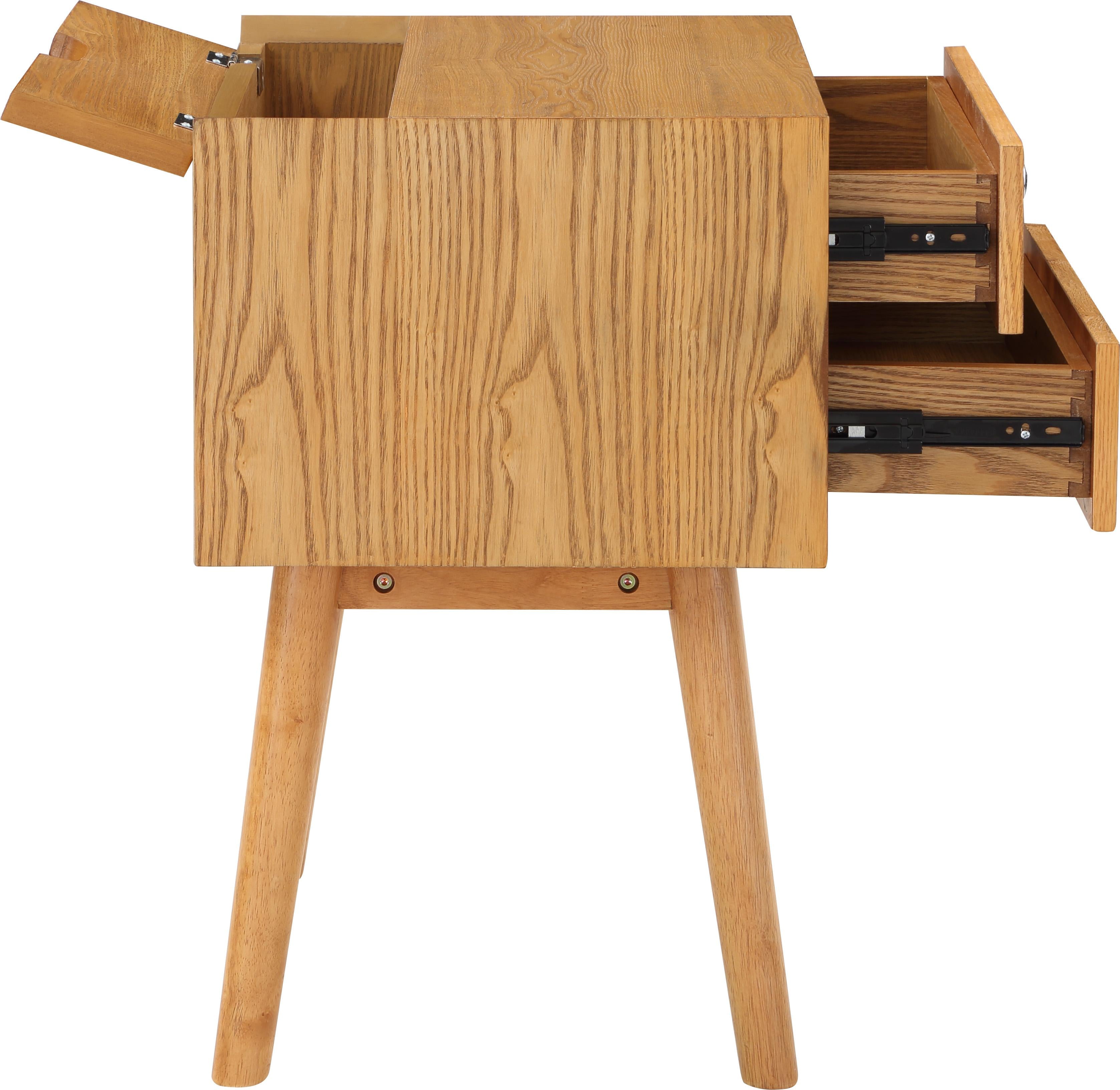 Teddy Natural Night Stand - Luxury Home Furniture (MI)