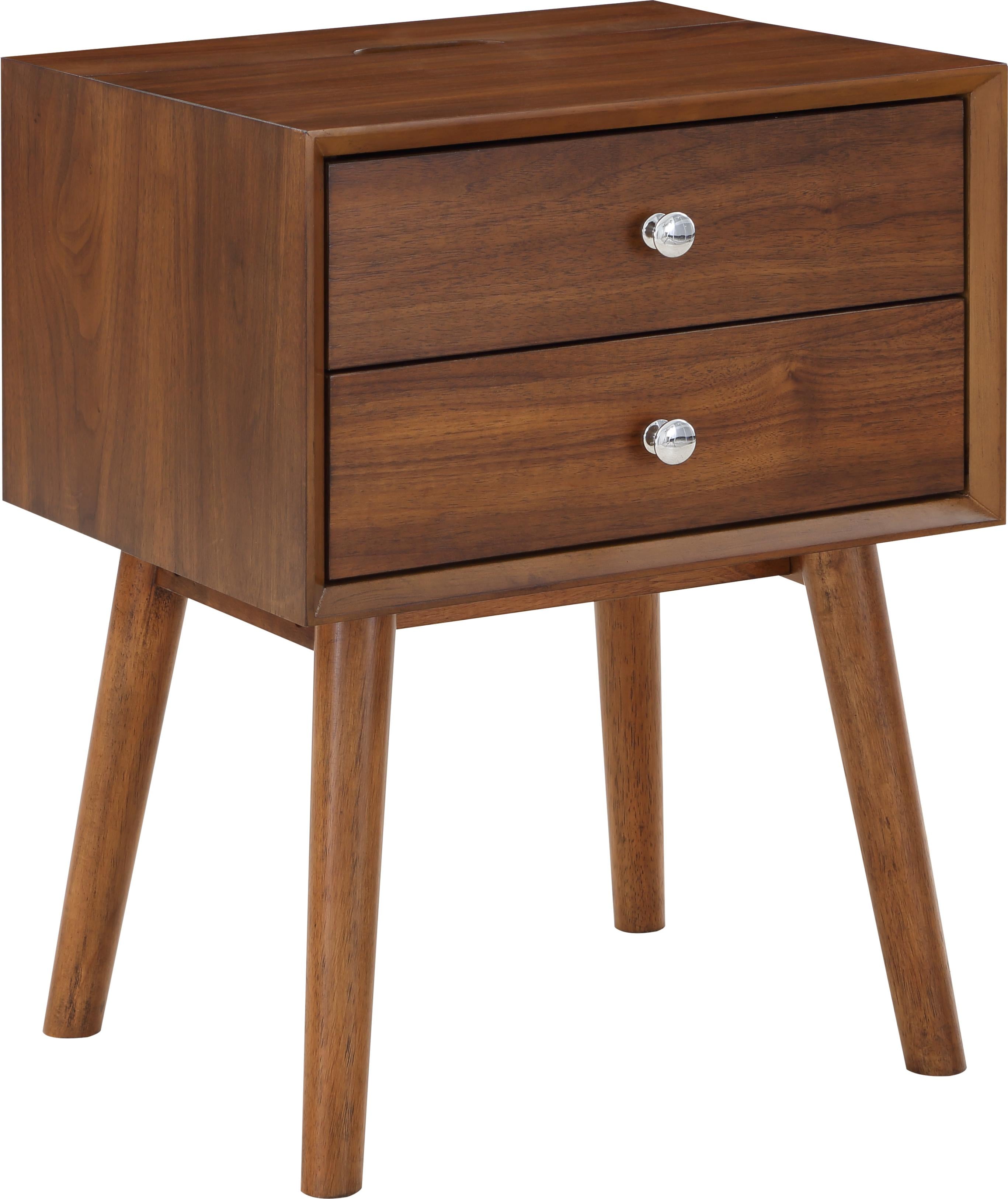 Teddy Walnut Night Stand - Luxury Home Furniture (MI)