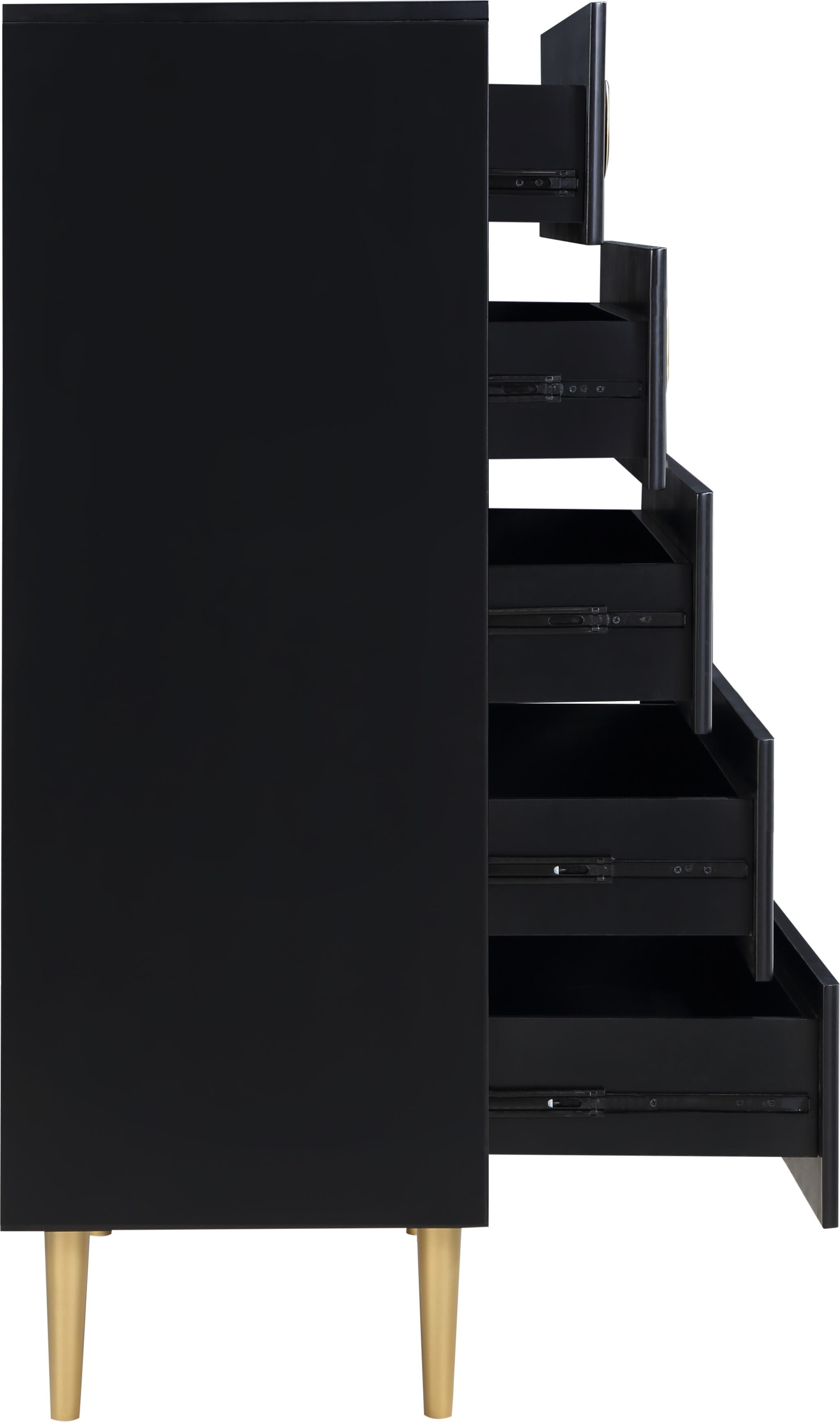 Zayne Black Chest - Luxury Home Furniture (MI)