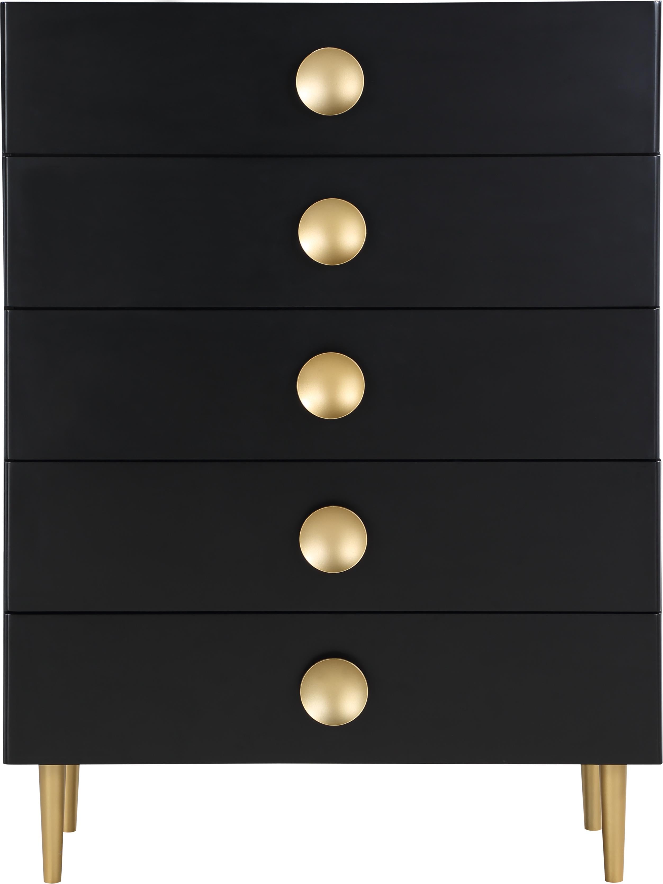 Zayne Black Chest - Luxury Home Furniture (MI)