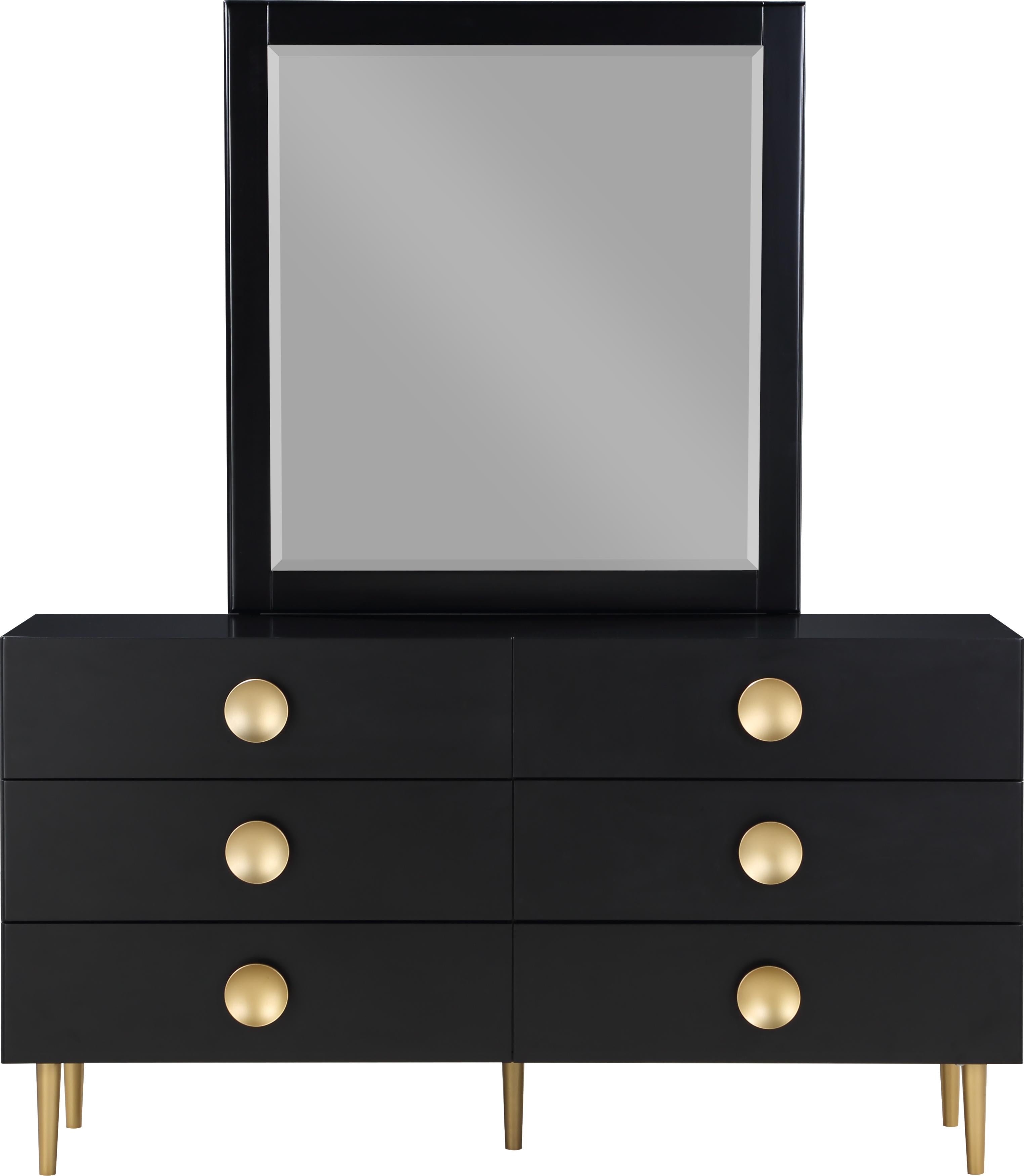 Zayne Black Dresser - Luxury Home Furniture (MI)