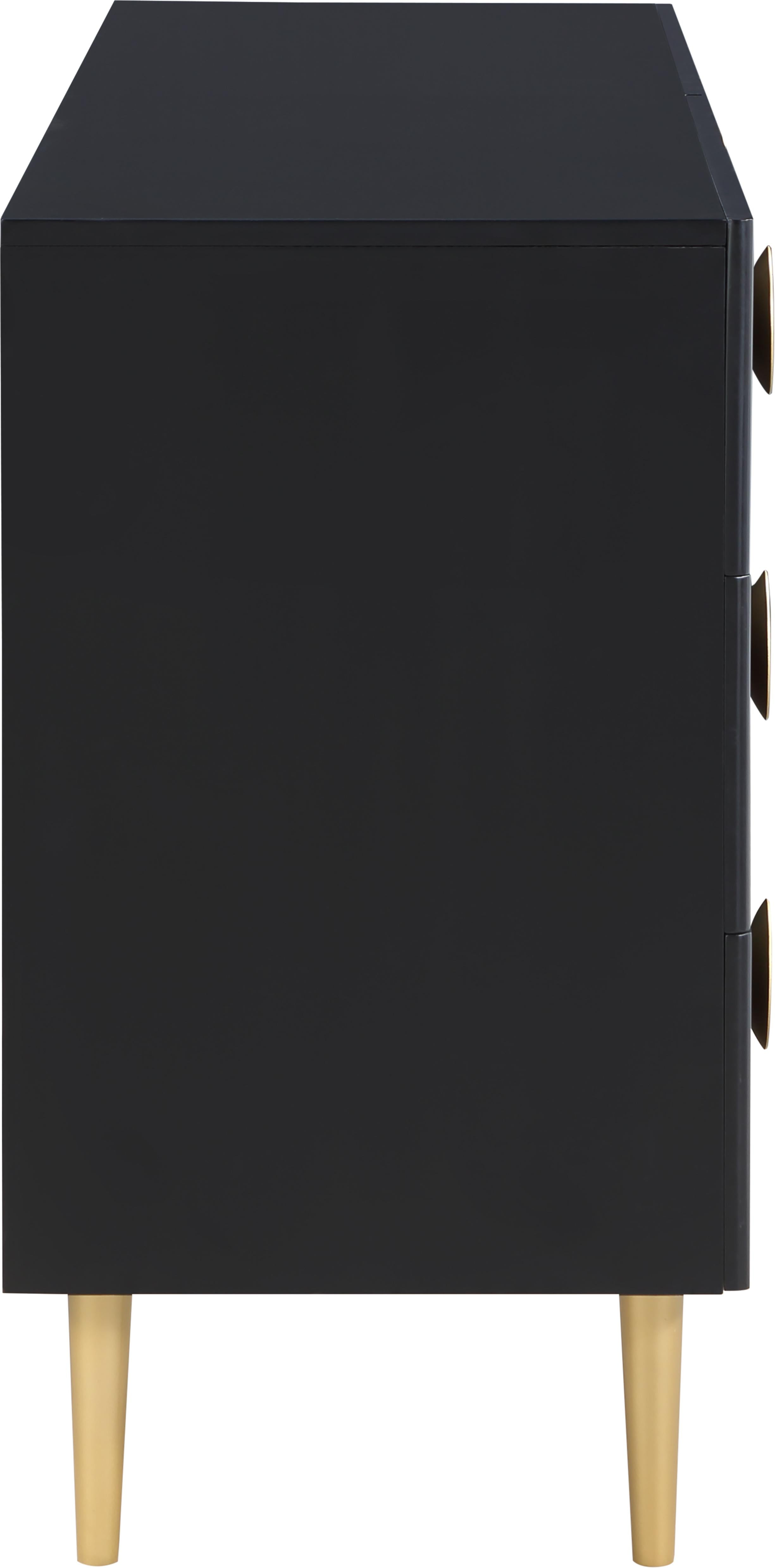 Zayne Black Dresser - Luxury Home Furniture (MI)