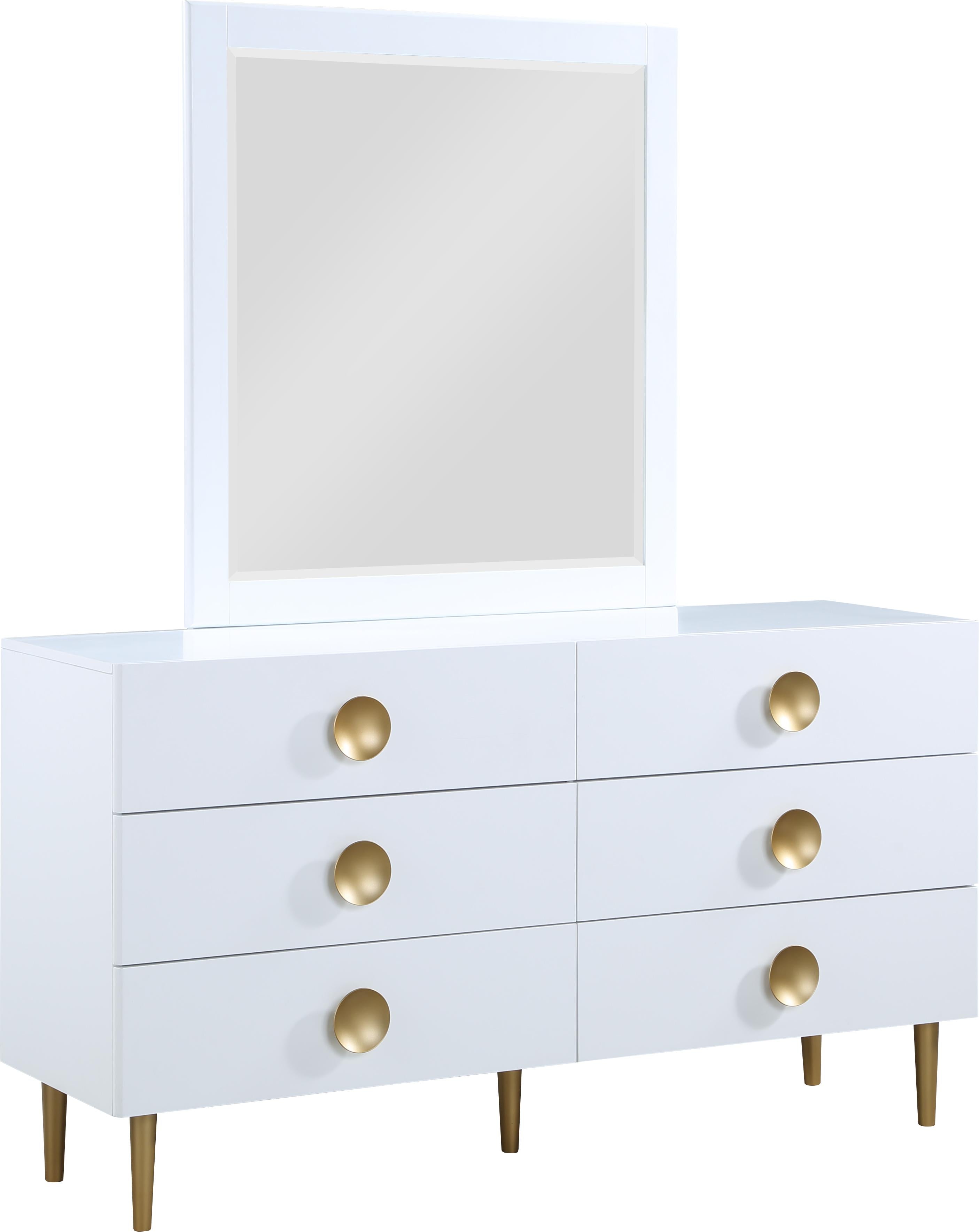Zayne White Dresser - Luxury Home Furniture (MI)