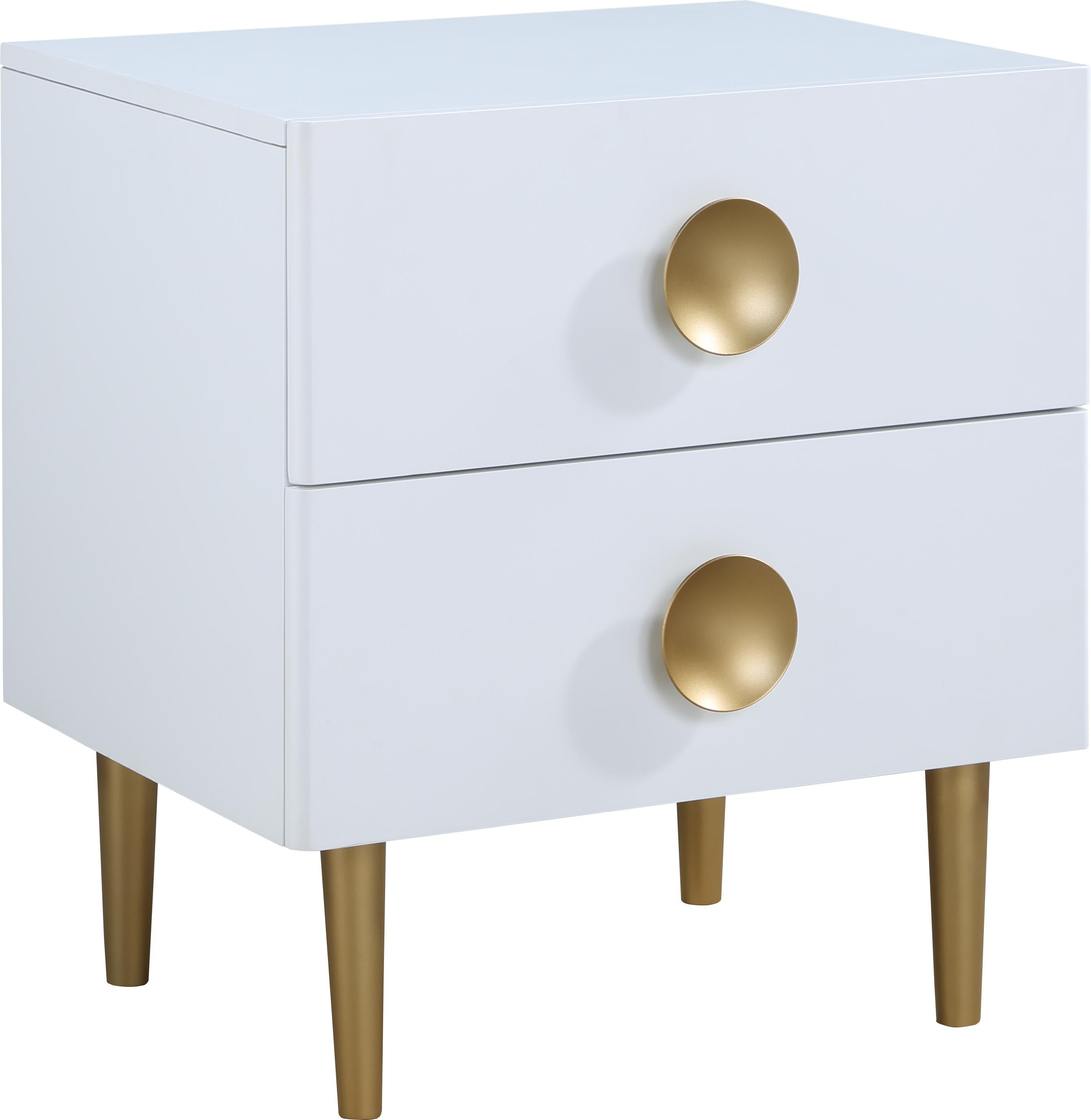 Zayne White Night Stand - Luxury Home Furniture (MI)