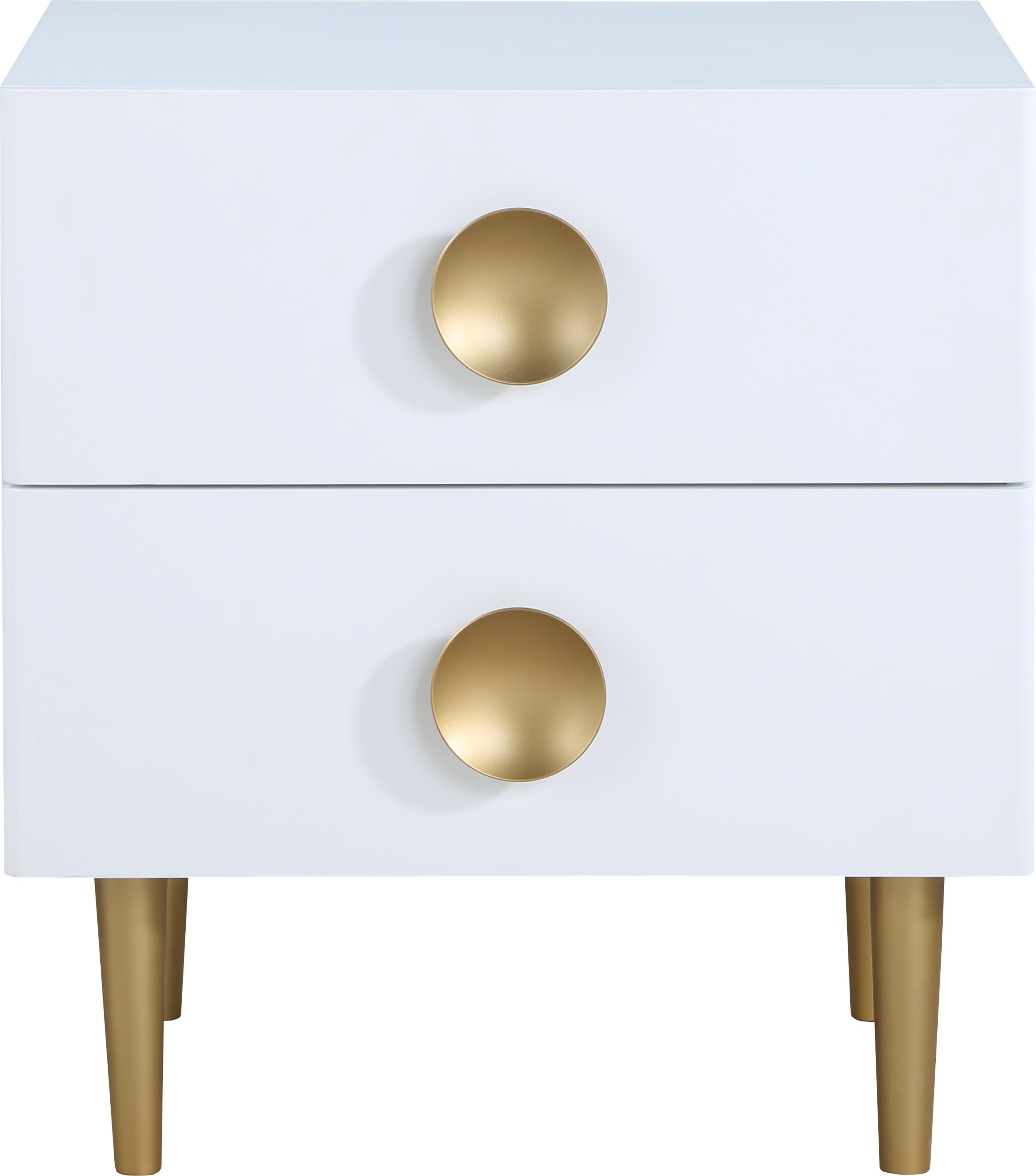 Zayne White Night Stand - Luxury Home Furniture (MI)