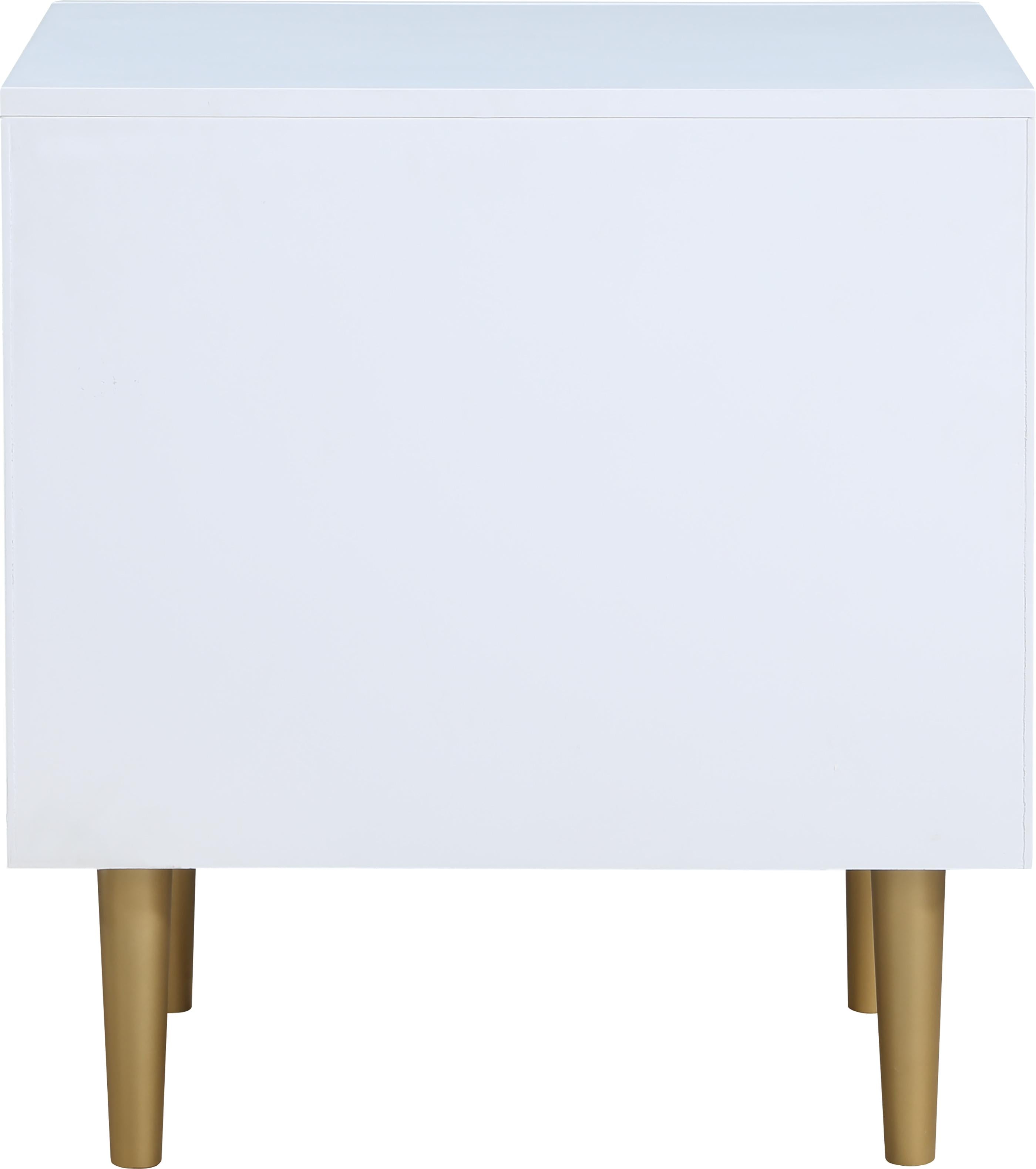 Zayne White Night Stand - Luxury Home Furniture (MI)
