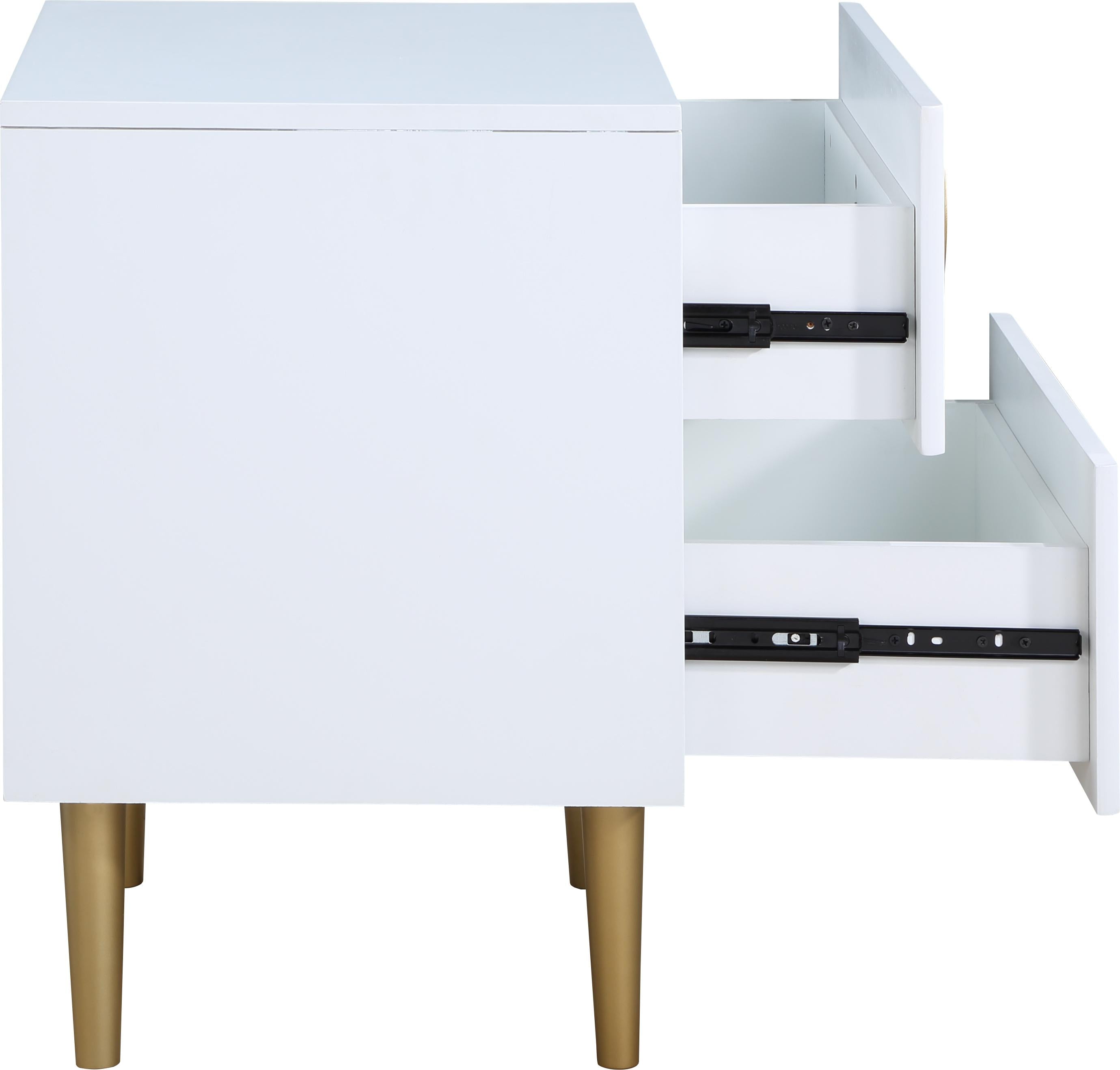 Zayne White Night Stand - Luxury Home Furniture (MI)