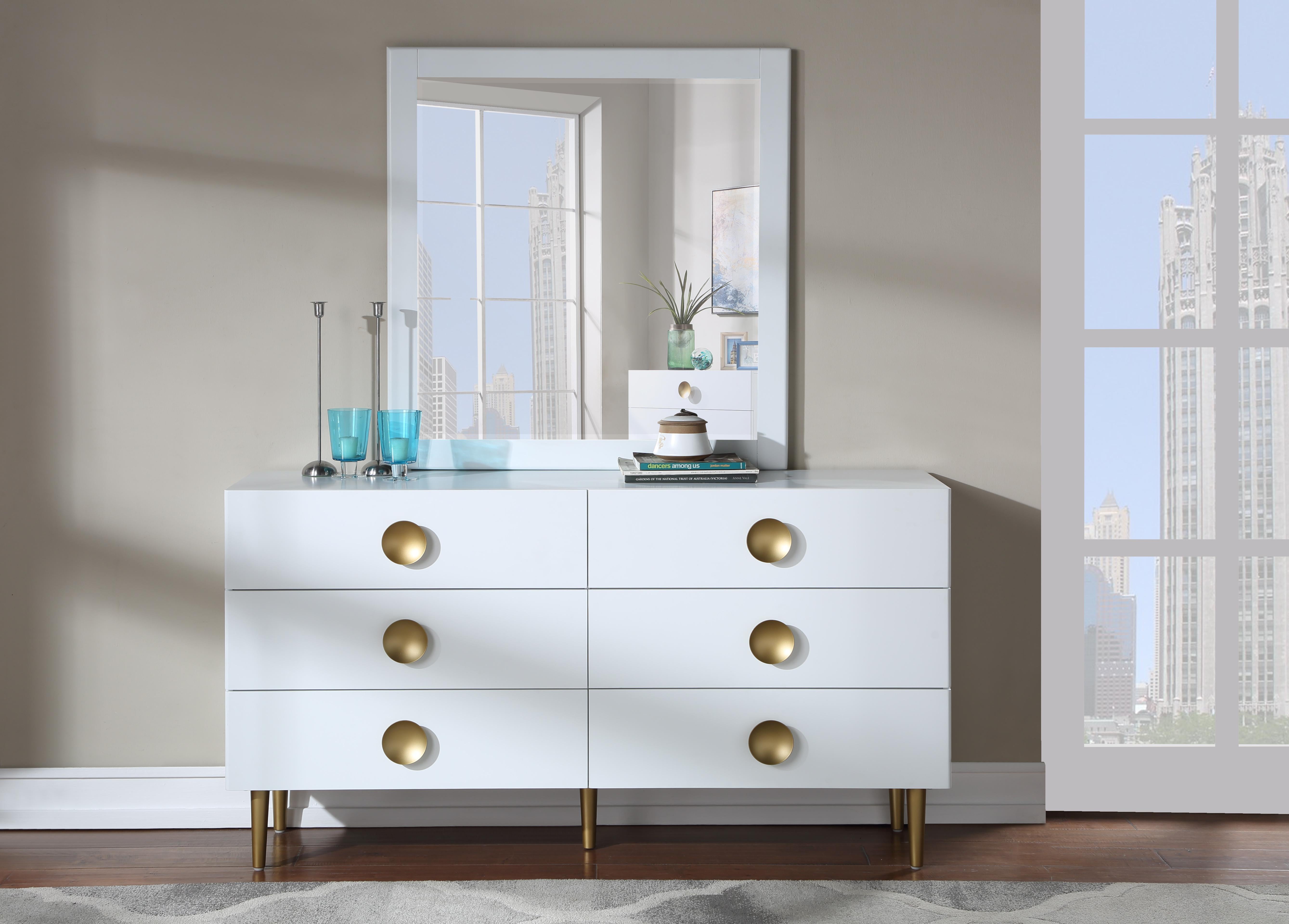 Zayne White Dresser - Luxury Home Furniture (MI)