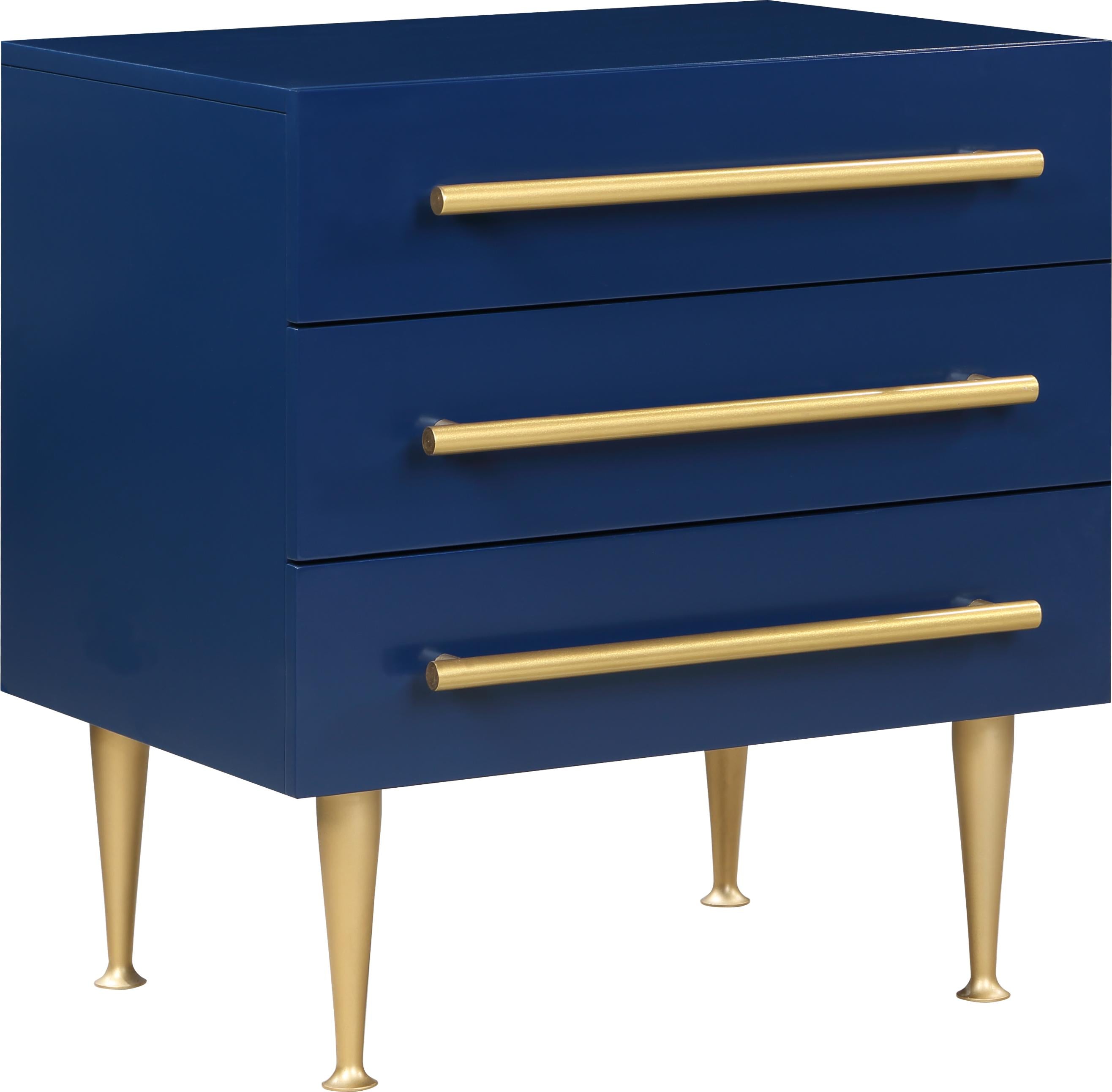 Marisol Navy Night Stand - Luxury Home Furniture (MI)