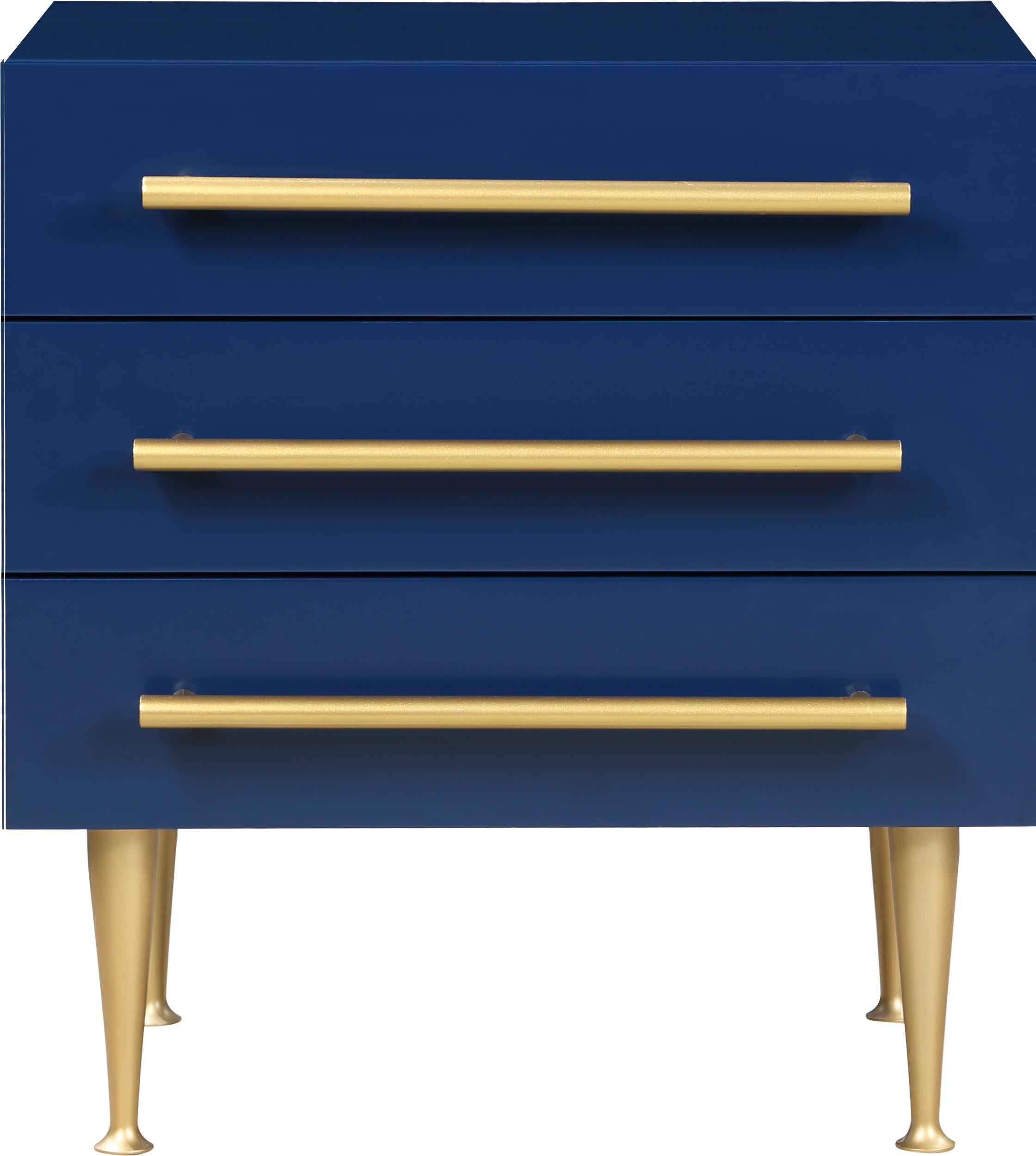 Marisol Navy Night Stand - Luxury Home Furniture (MI)