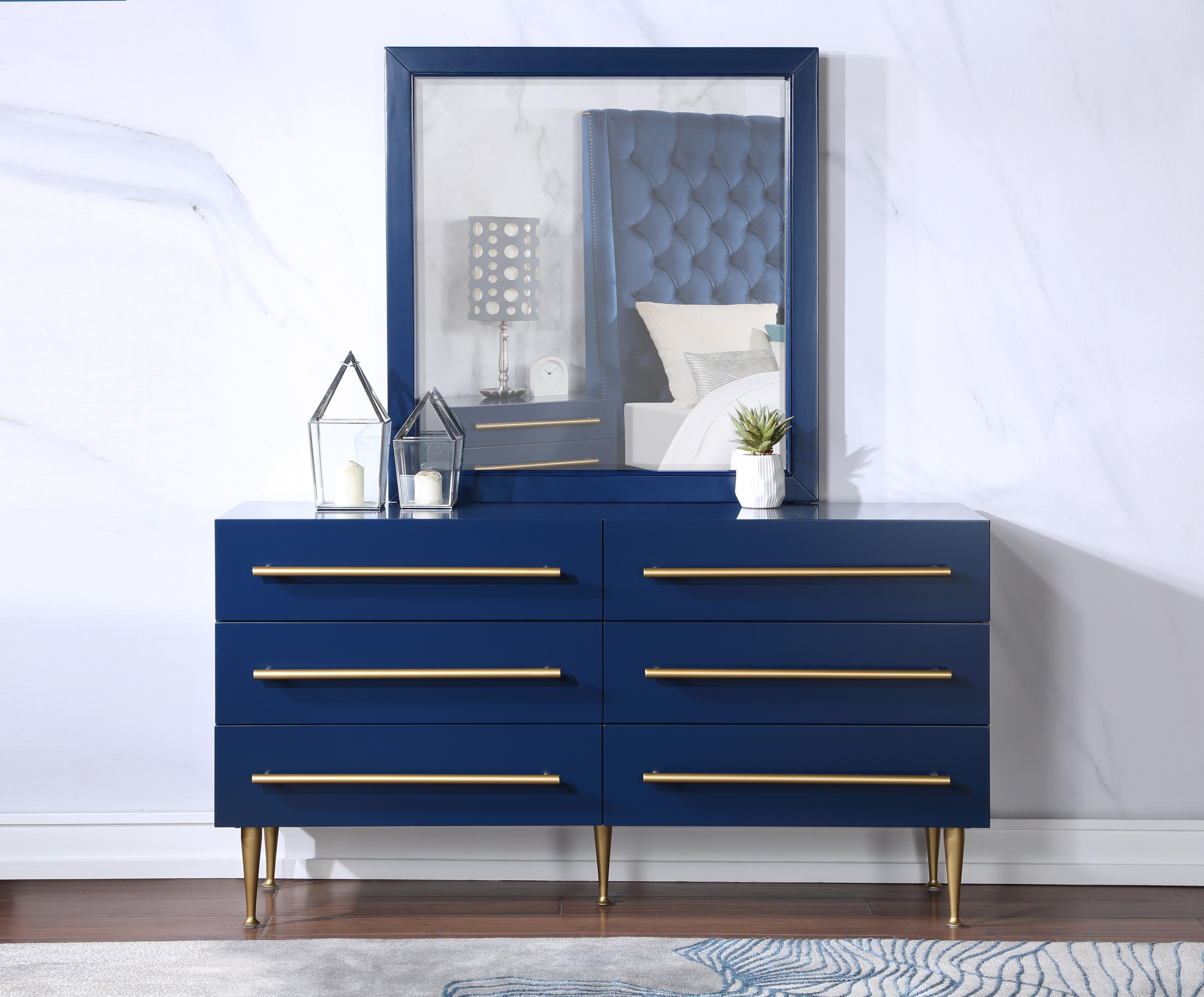 Marisol Navy Dresser - Luxury Home Furniture (MI)