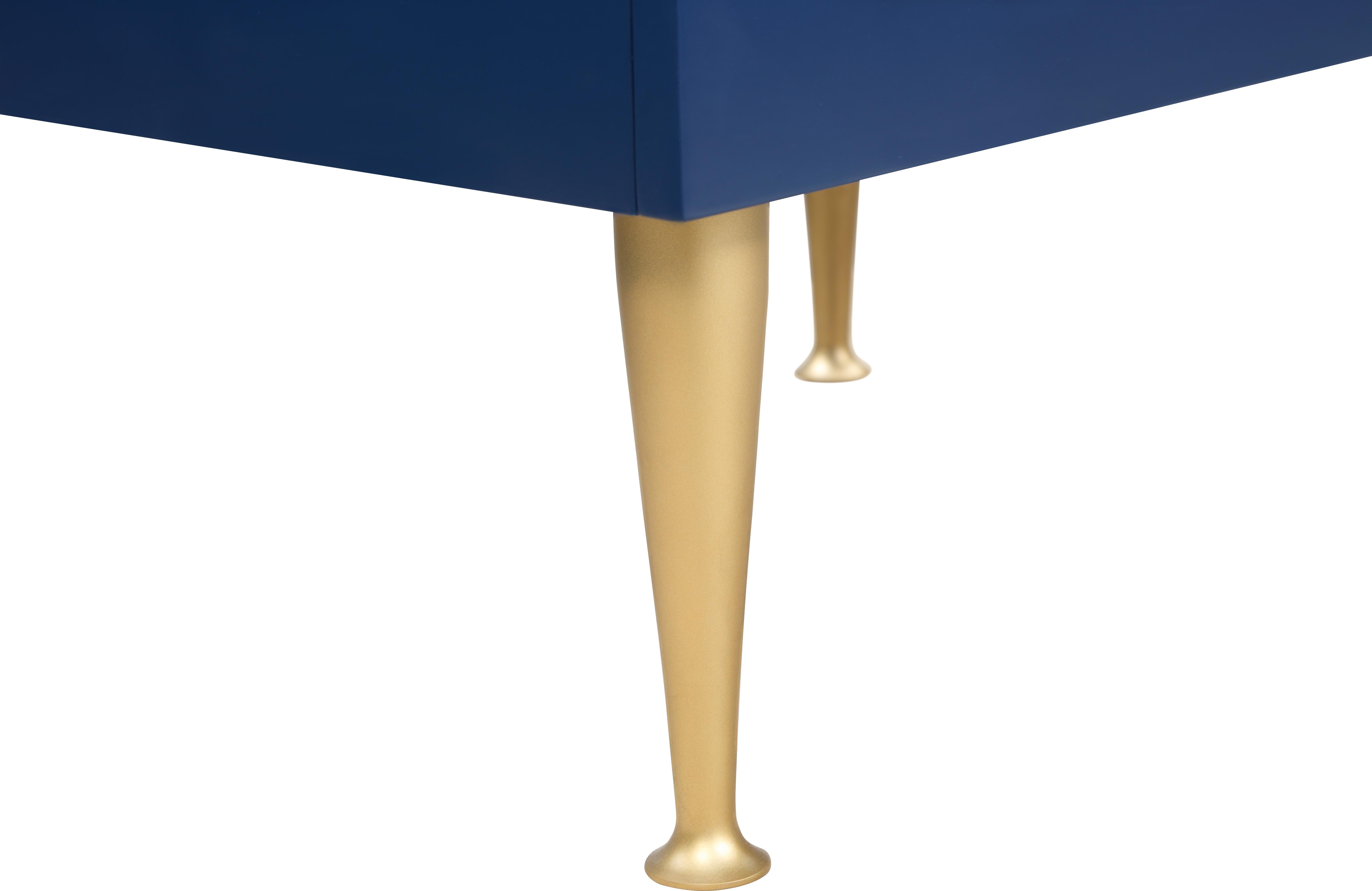 Marisol Navy Night Stand - Luxury Home Furniture (MI)