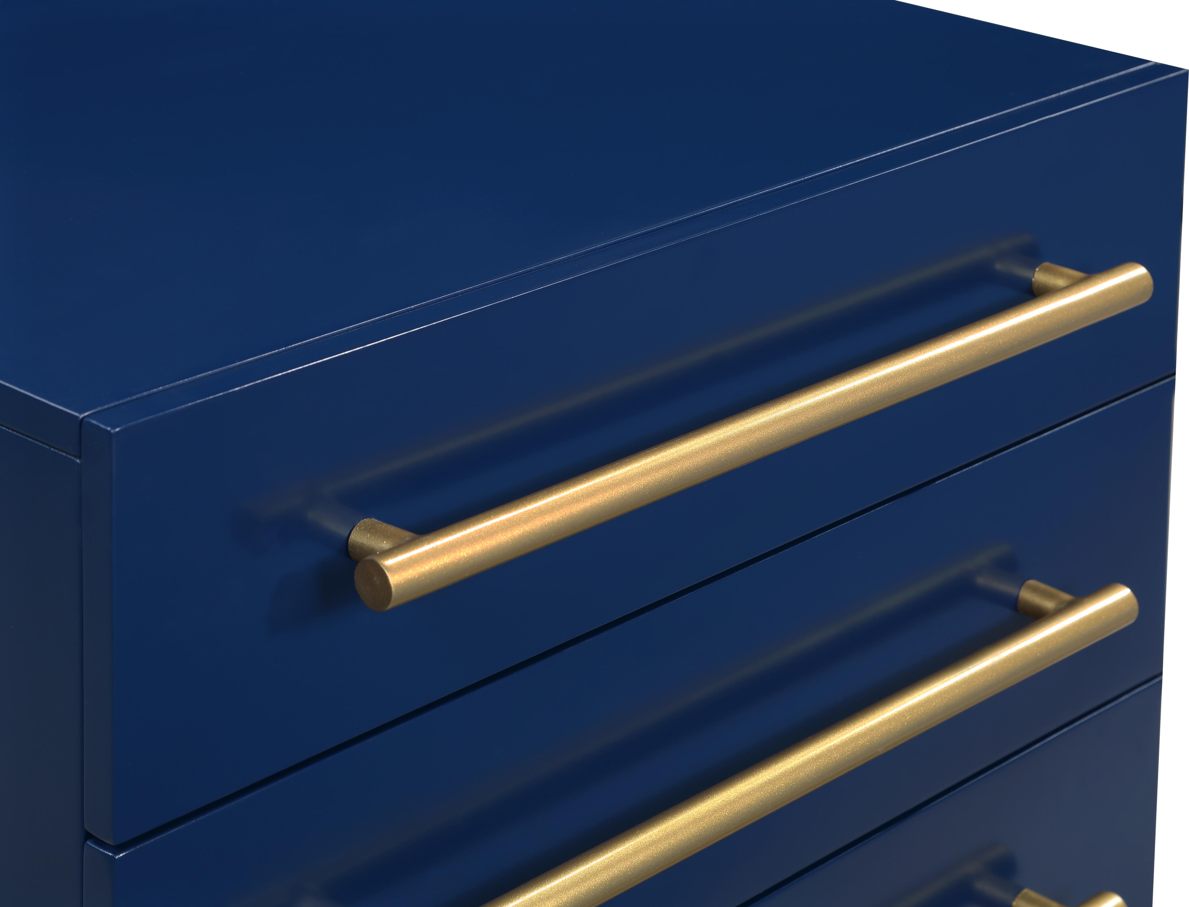 Marisol Navy Night Stand - Luxury Home Furniture (MI)