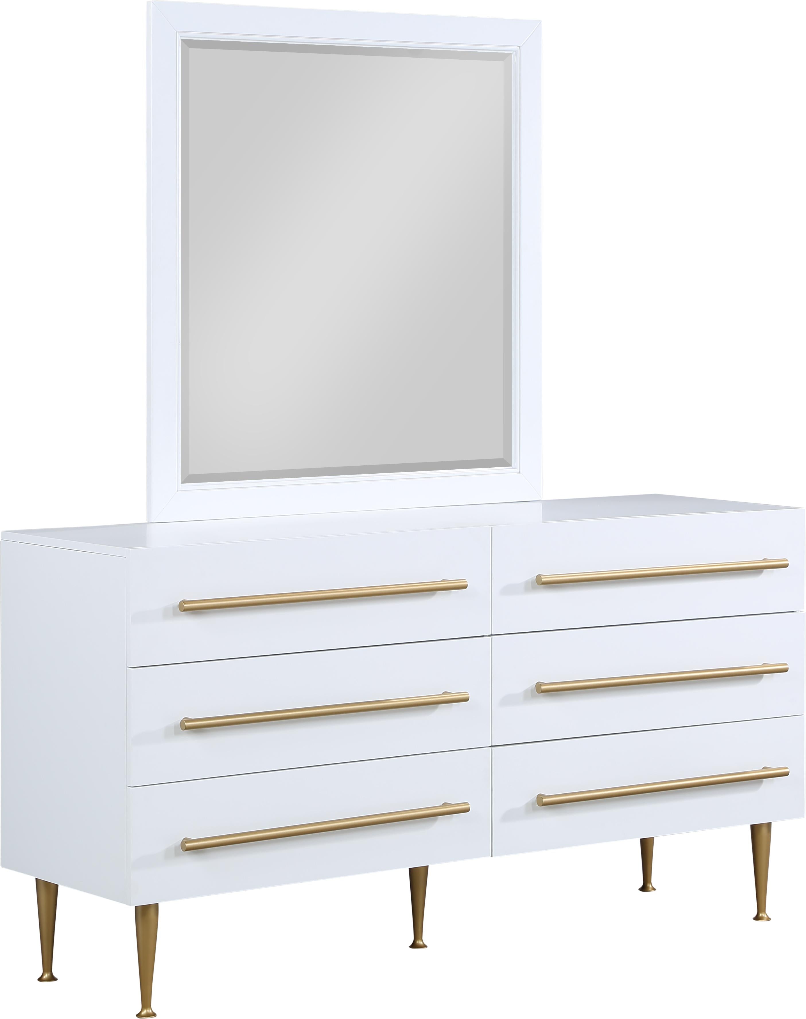 Marisol White Dresser - Luxury Home Furniture (MI)