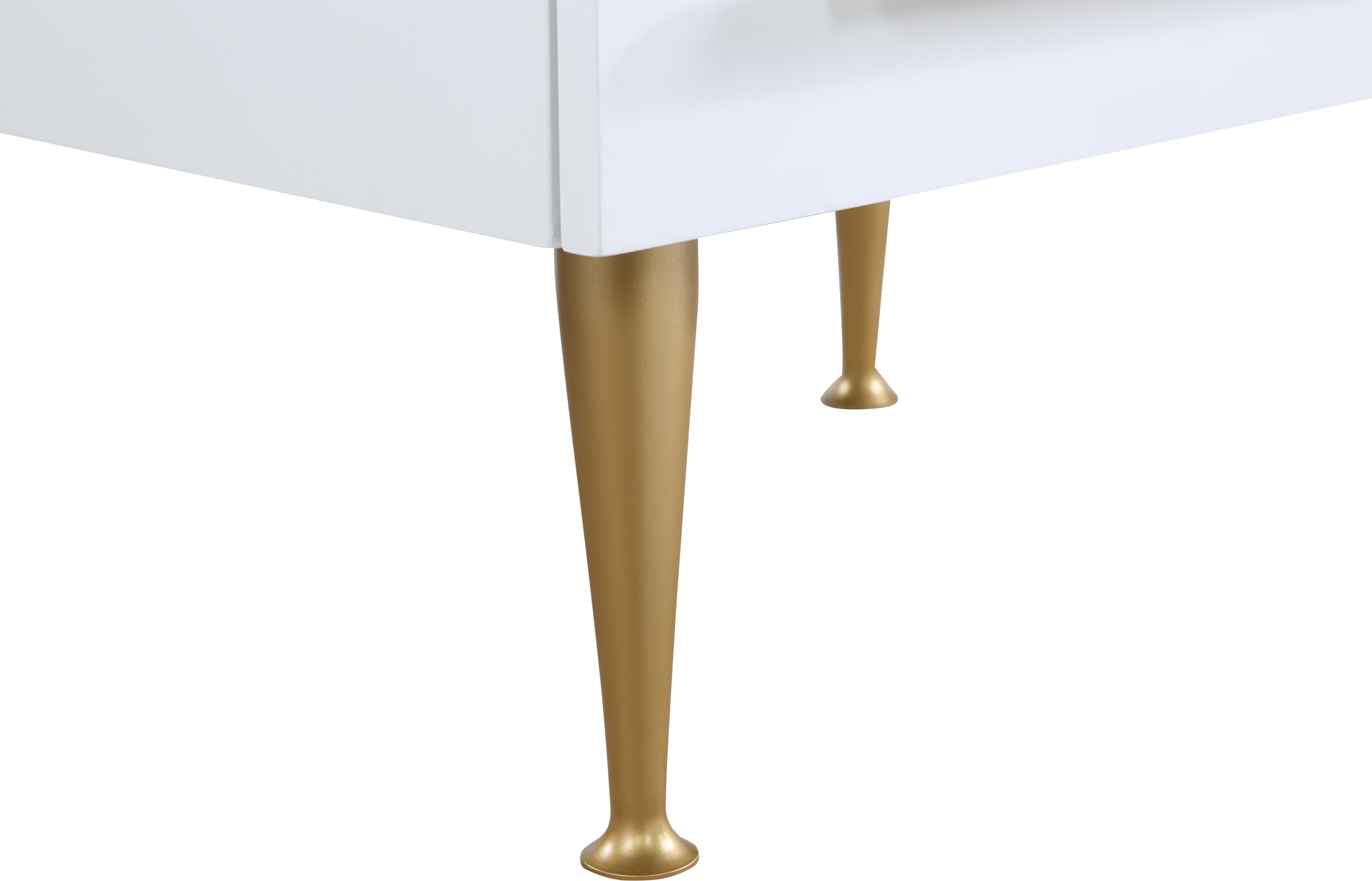 Marisol White Night Stand - Luxury Home Furniture (MI)