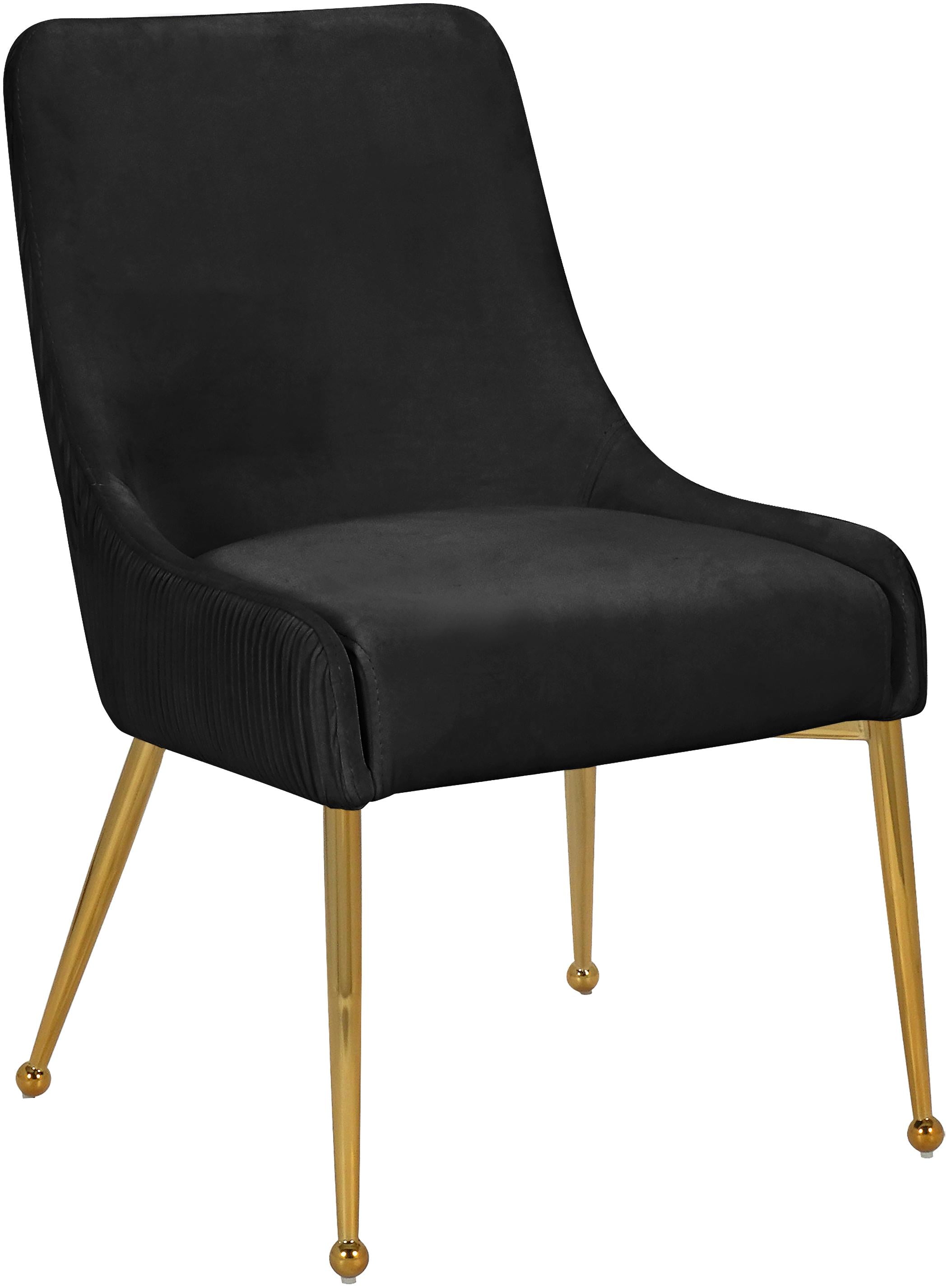 Ace Black Velvet Dining Chair - Luxury Home Furniture (MI)