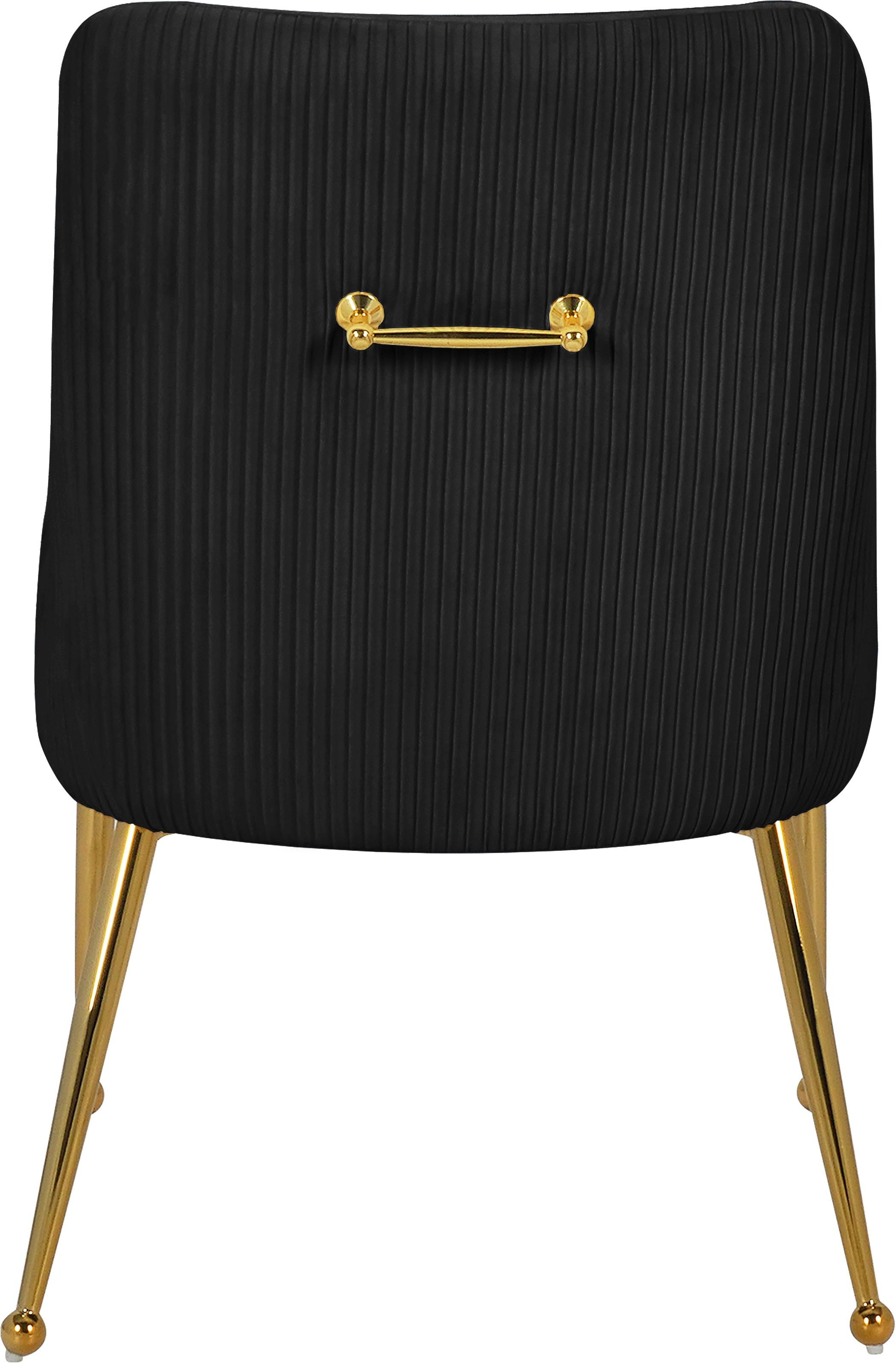 Ace Black Velvet Dining Chair - Luxury Home Furniture (MI)