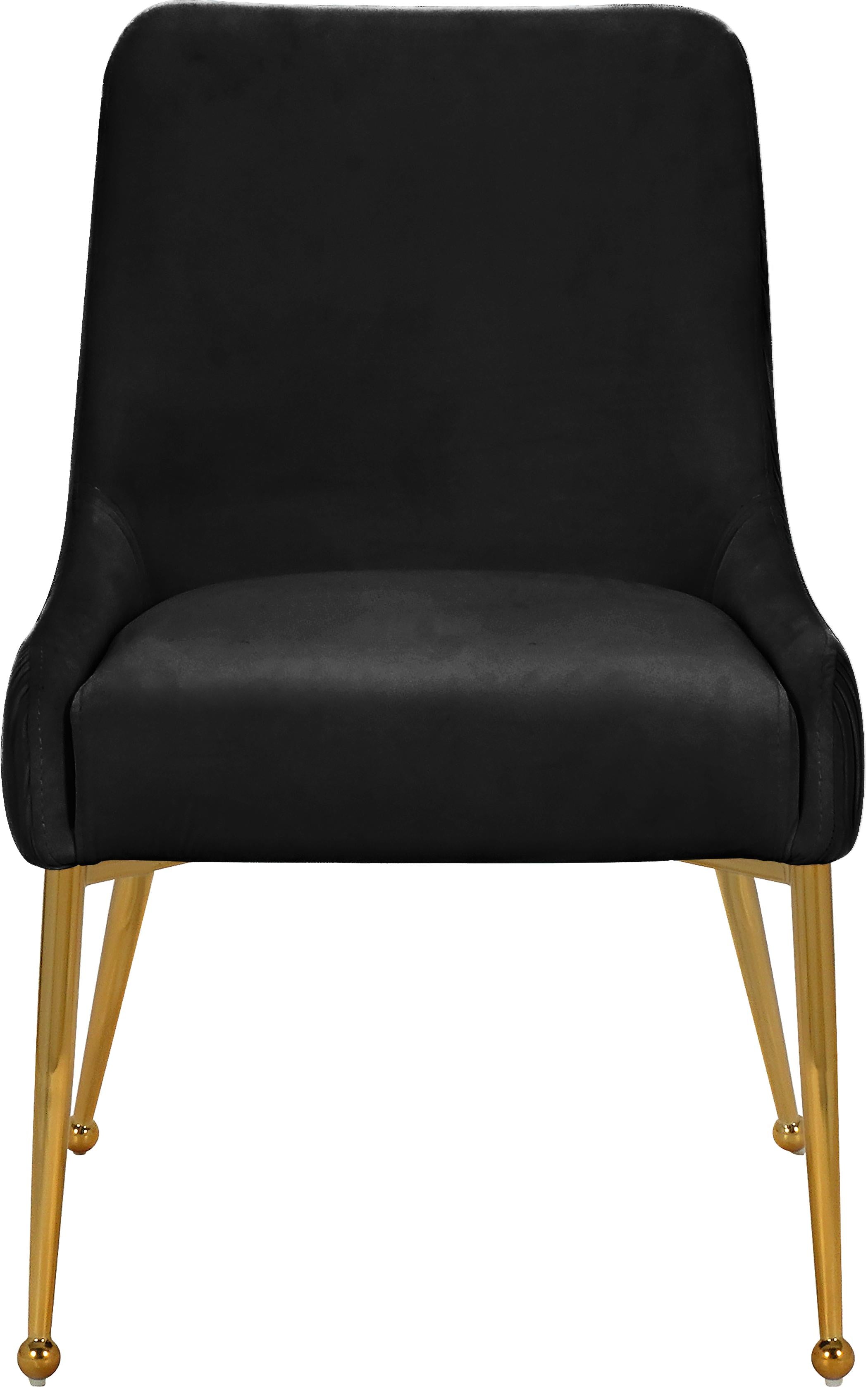 Ace Black Velvet Dining Chair - Luxury Home Furniture (MI)