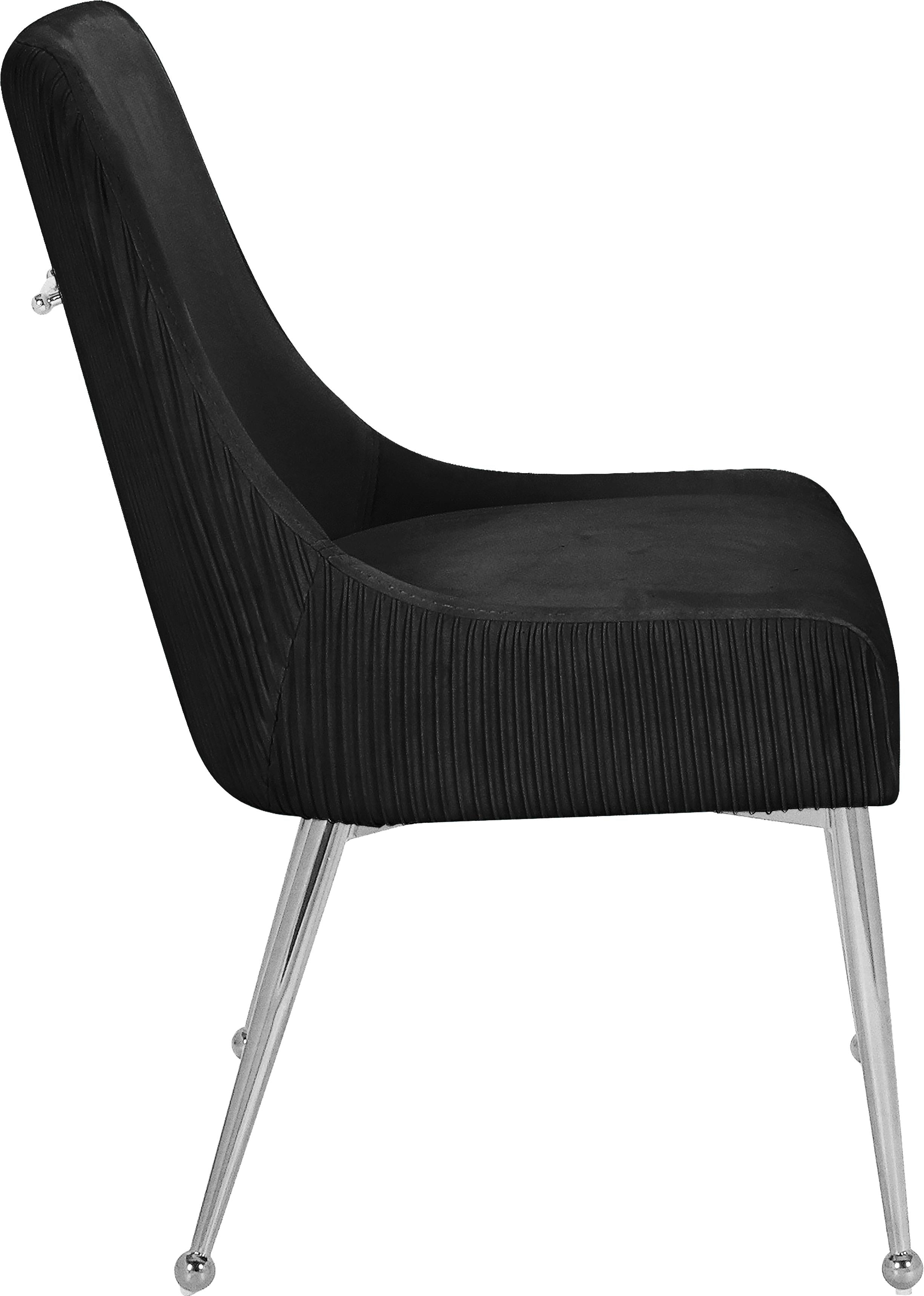 Ace Black Velvet Dining Chair - Luxury Home Furniture (MI)