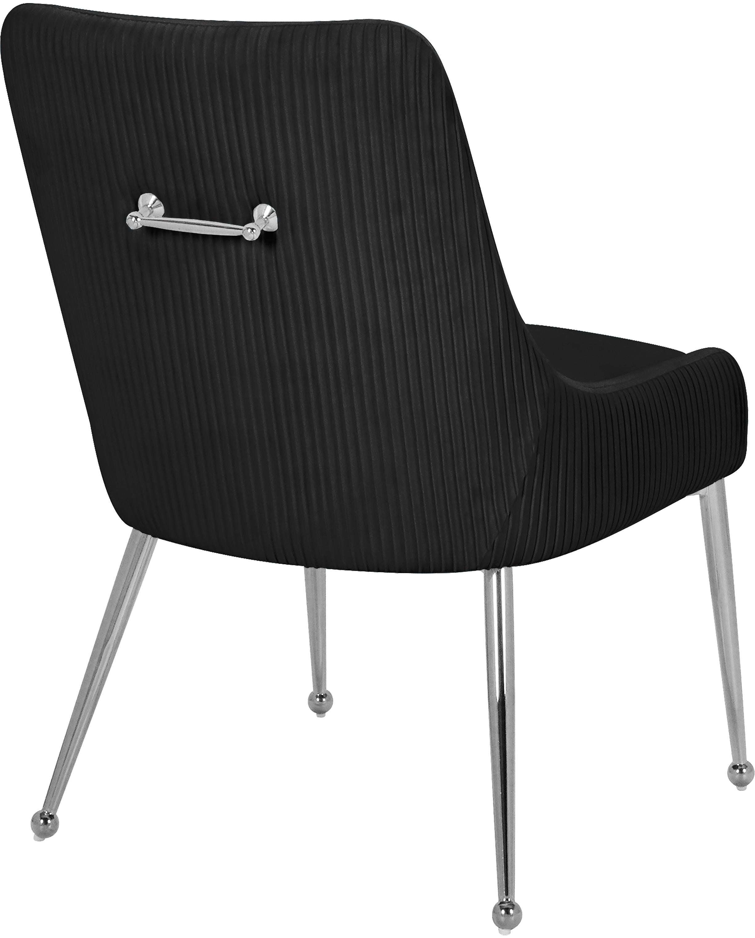 Ace Black Velvet Dining Chair - Luxury Home Furniture (MI)