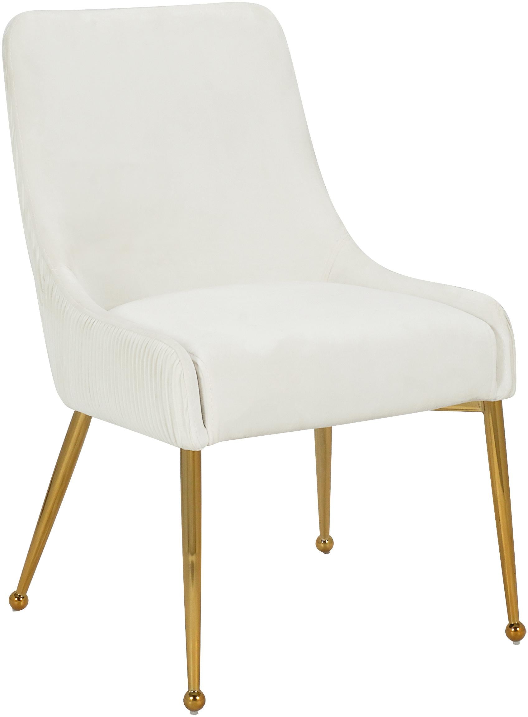 Ace Cream Velvet Dining Chair - Luxury Home Furniture (MI)