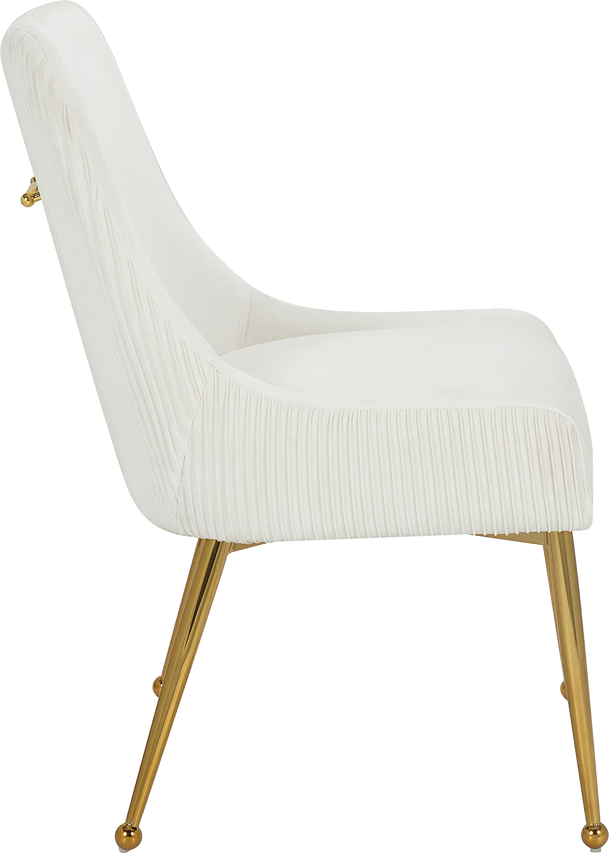 Ace Cream Velvet Dining Chair - Luxury Home Furniture (MI)