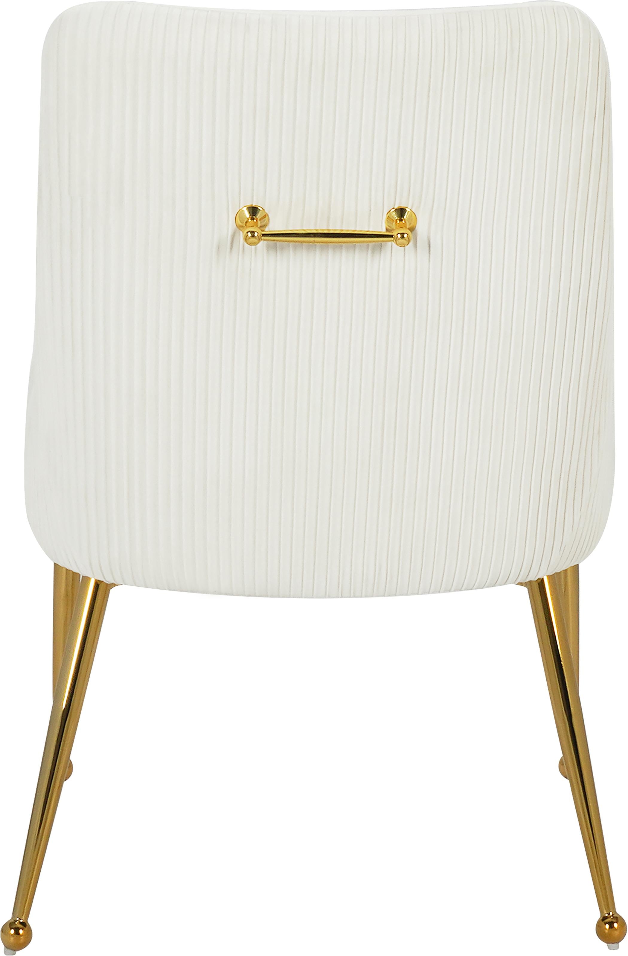 Ace Cream Velvet Dining Chair - Luxury Home Furniture (MI)