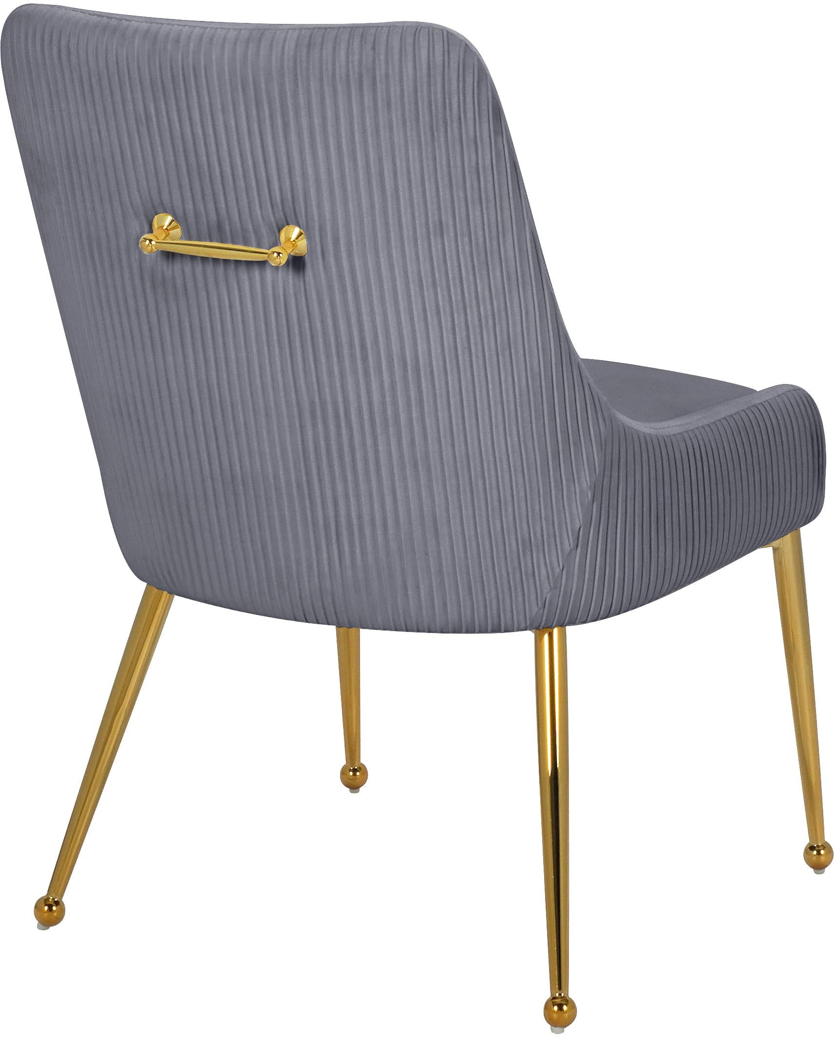 Ace Grey Velvet Dining Chair - Luxury Home Furniture (MI)