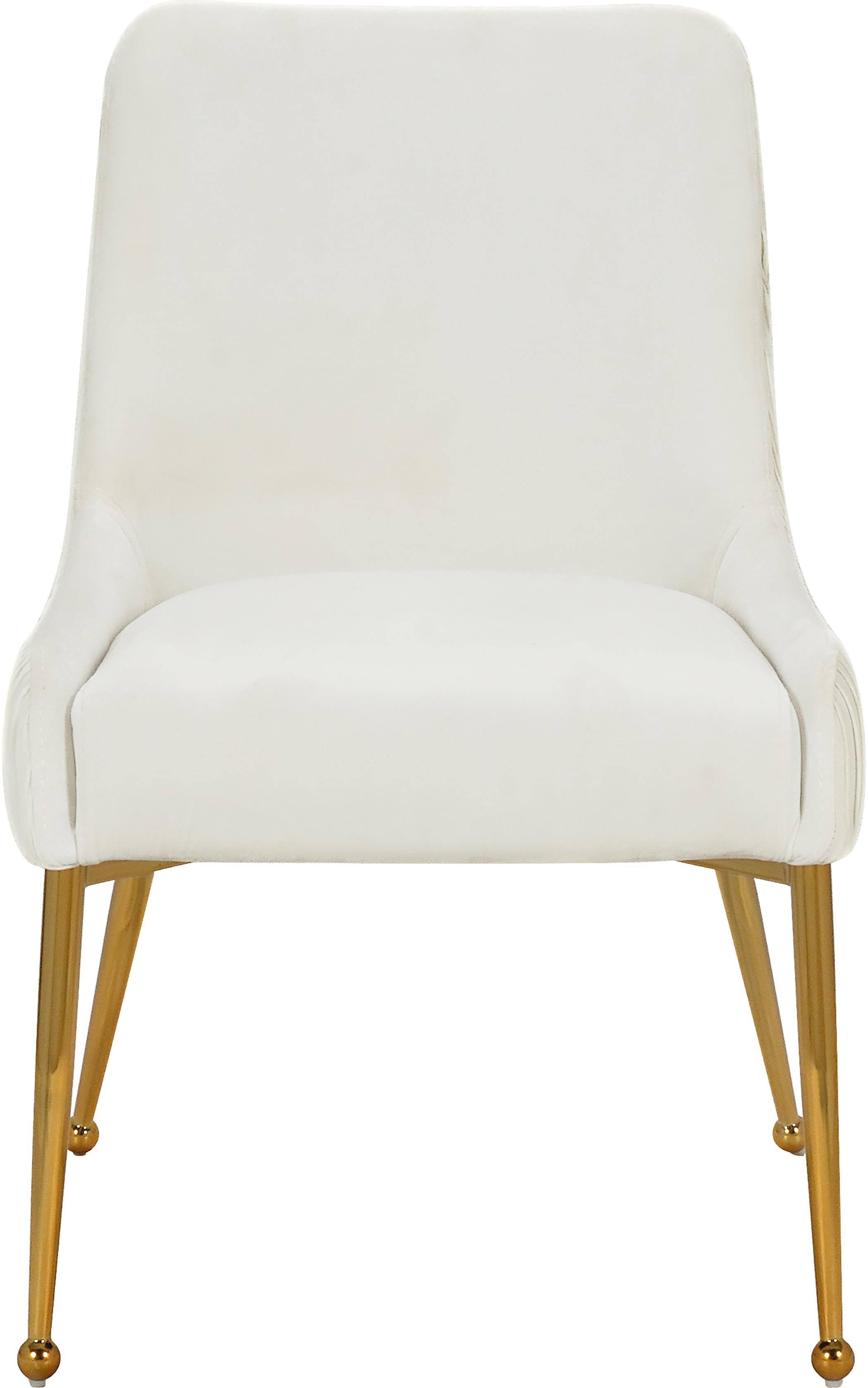 Ace Cream Velvet Dining Chair - Luxury Home Furniture (MI)