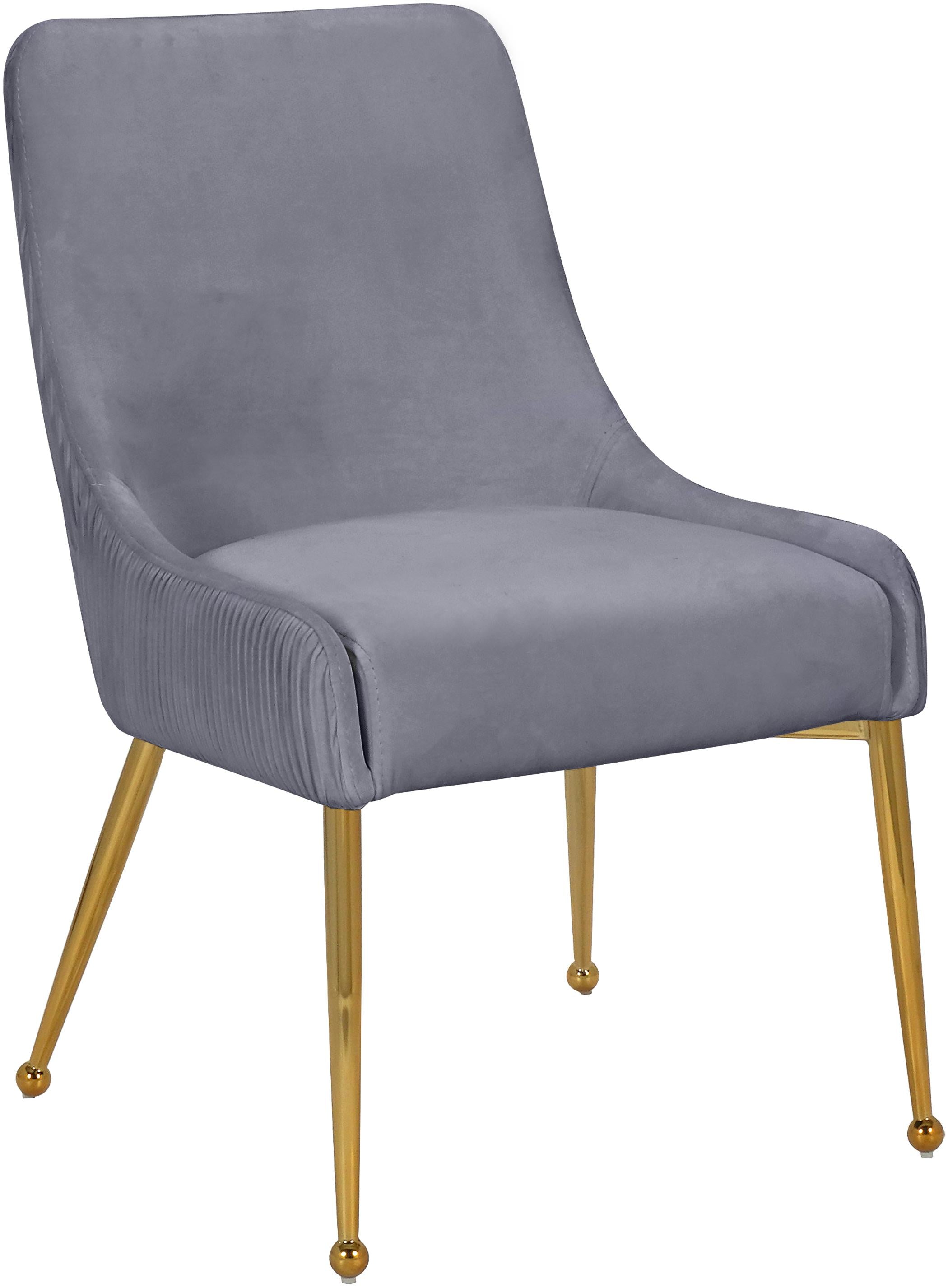 Ace Grey Velvet Dining Chair - Luxury Home Furniture (MI)