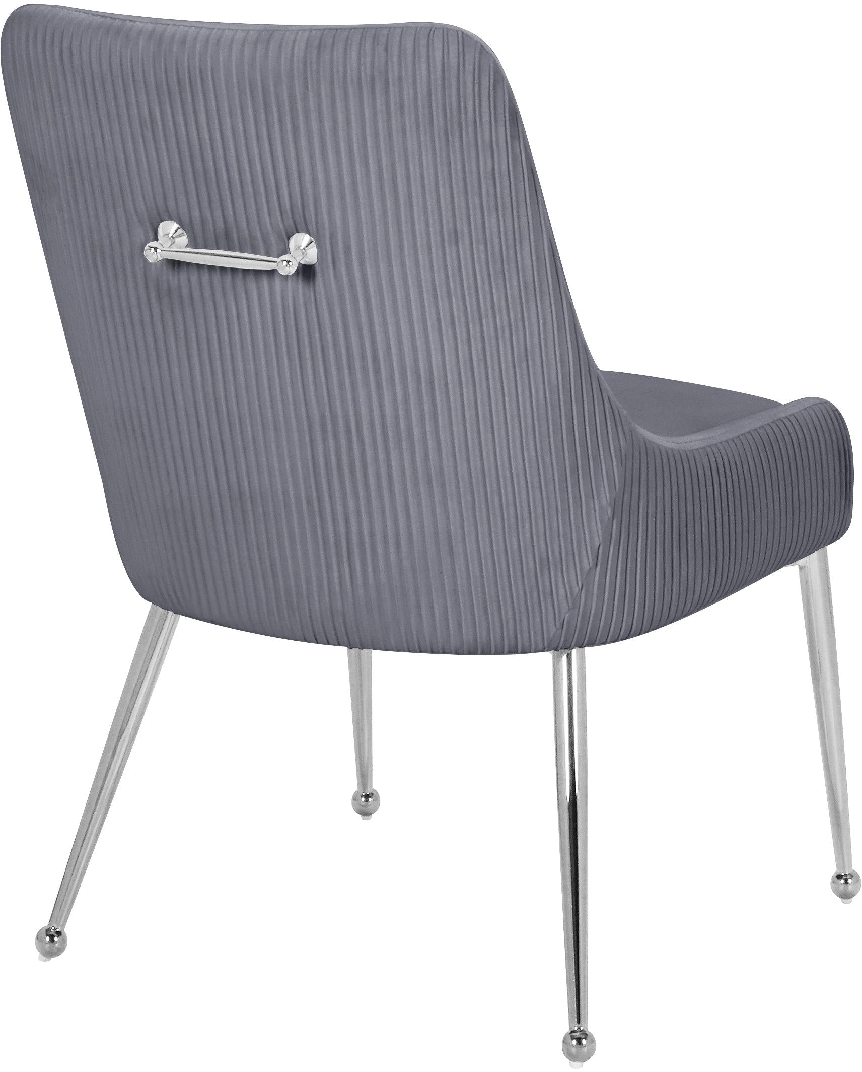 Ace Grey Velvet Dining Chair - Luxury Home Furniture (MI)