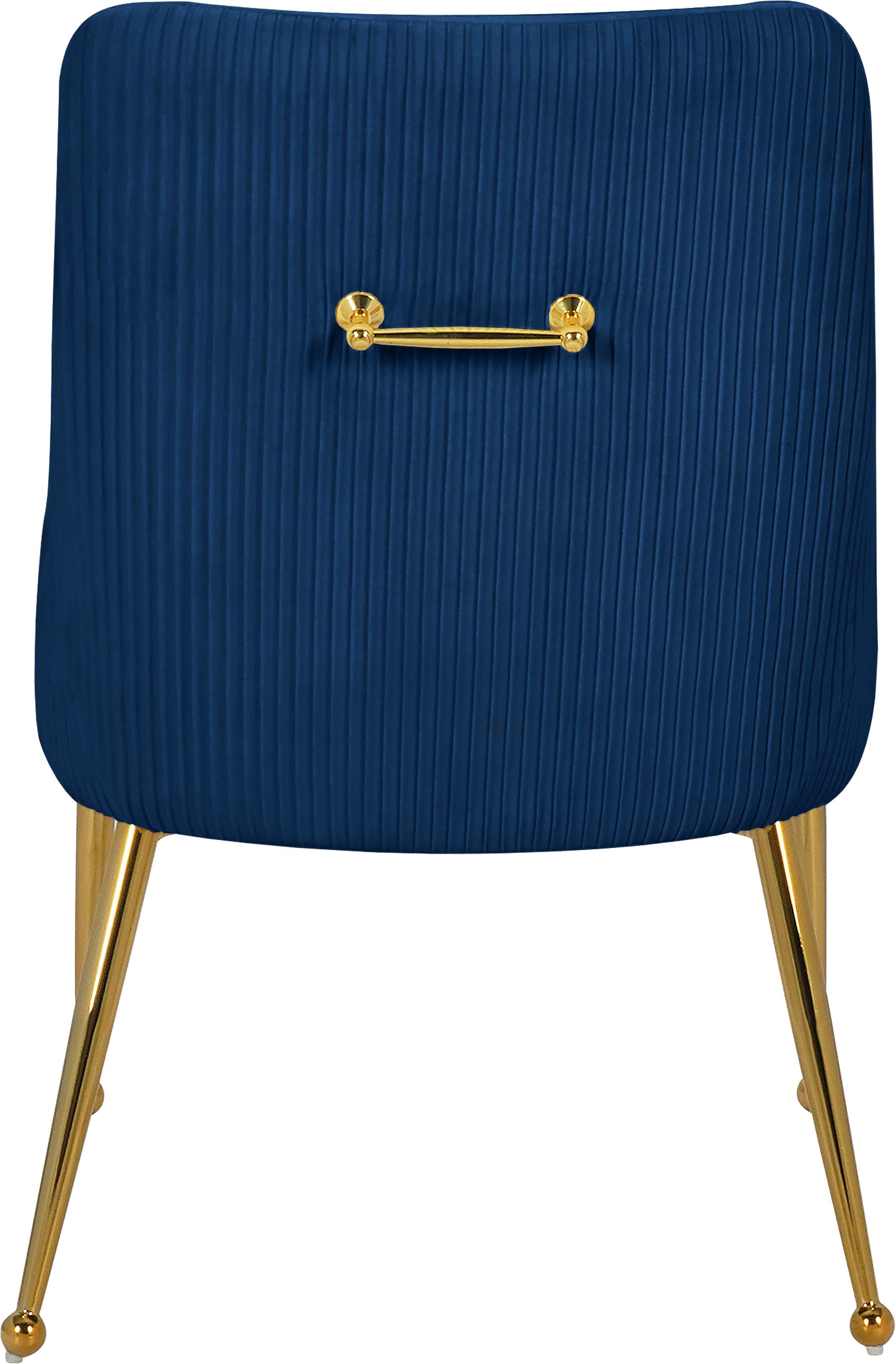 Ace Navy Velvet Dining Chair - Luxury Home Furniture (MI)