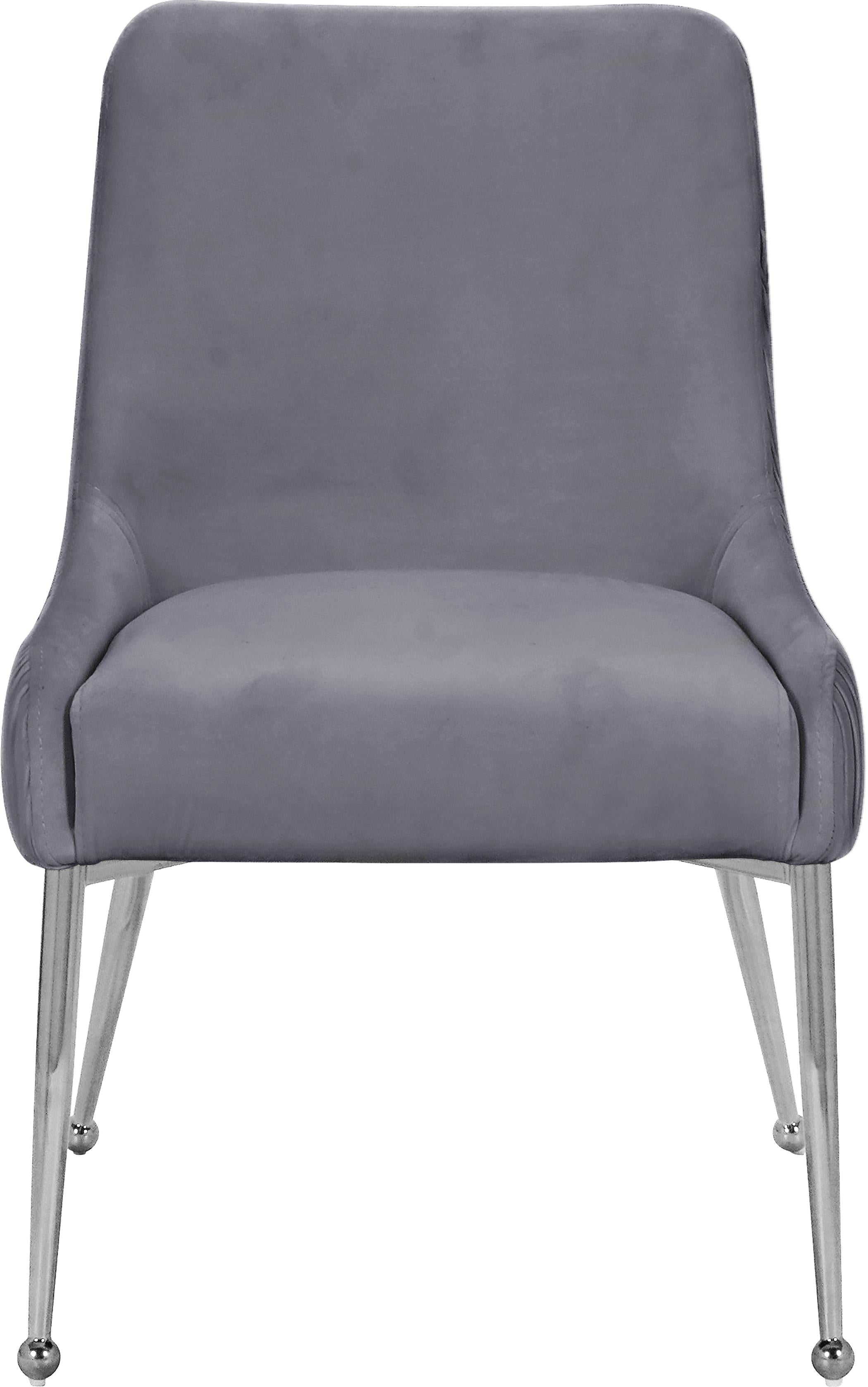 Ace Grey Velvet Dining Chair - Luxury Home Furniture (MI)