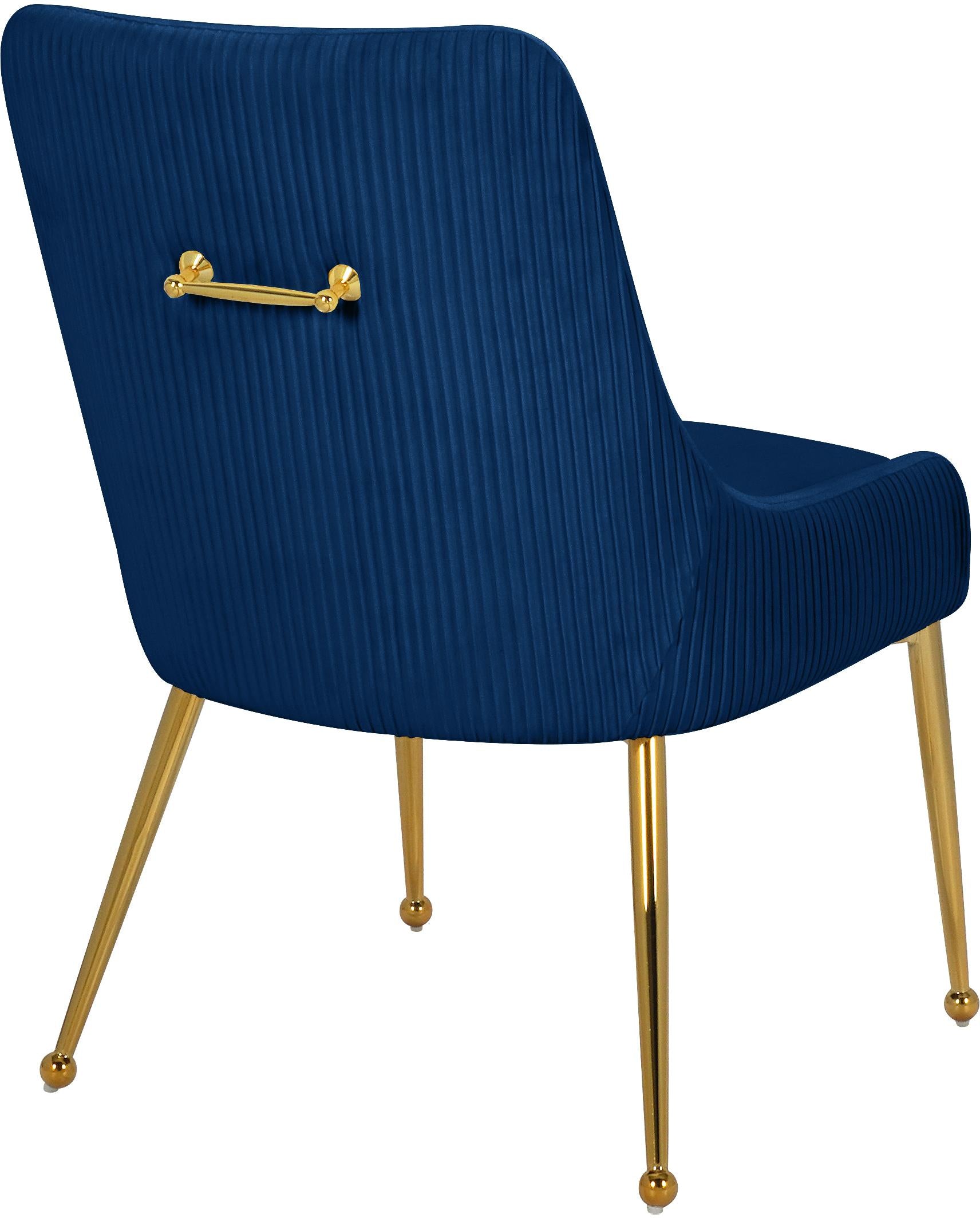 Ace Navy Velvet Dining Chair - Luxury Home Furniture (MI)