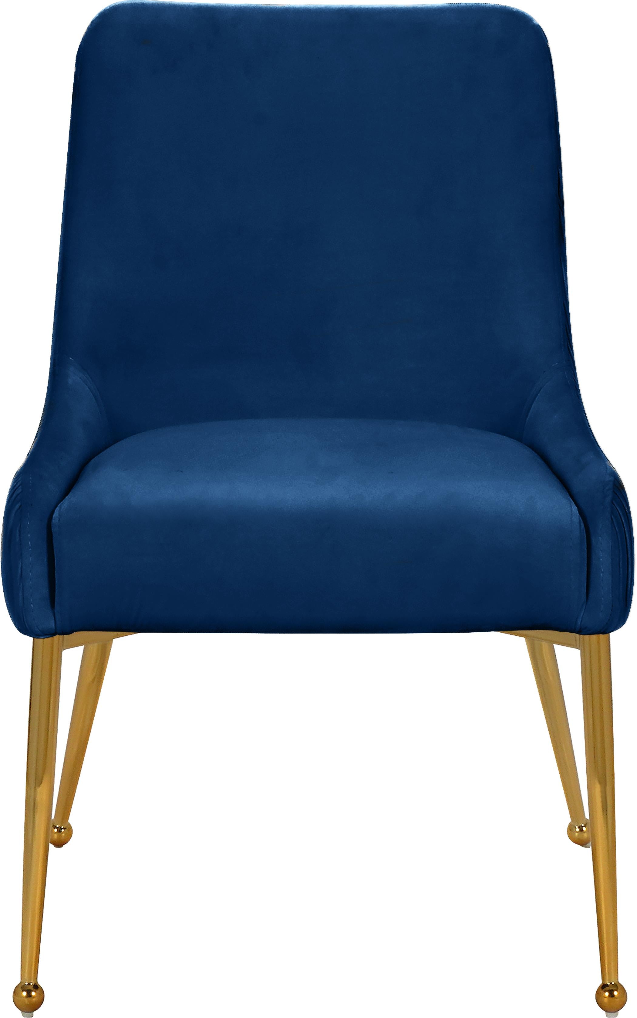 Ace Navy Velvet Dining Chair - Luxury Home Furniture (MI)