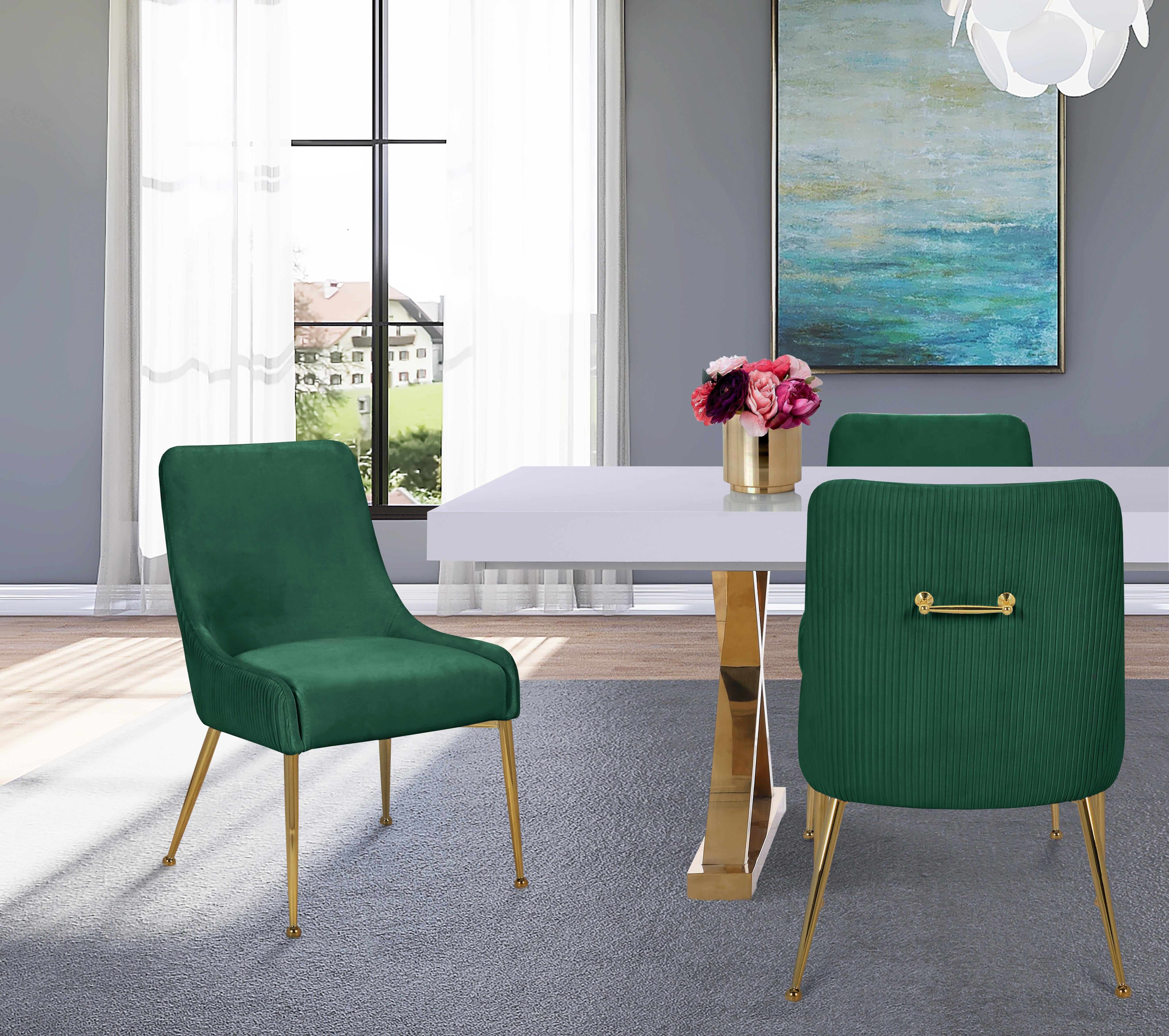 Ace Green Velvet Dining Chair - Luxury Home Furniture (MI)