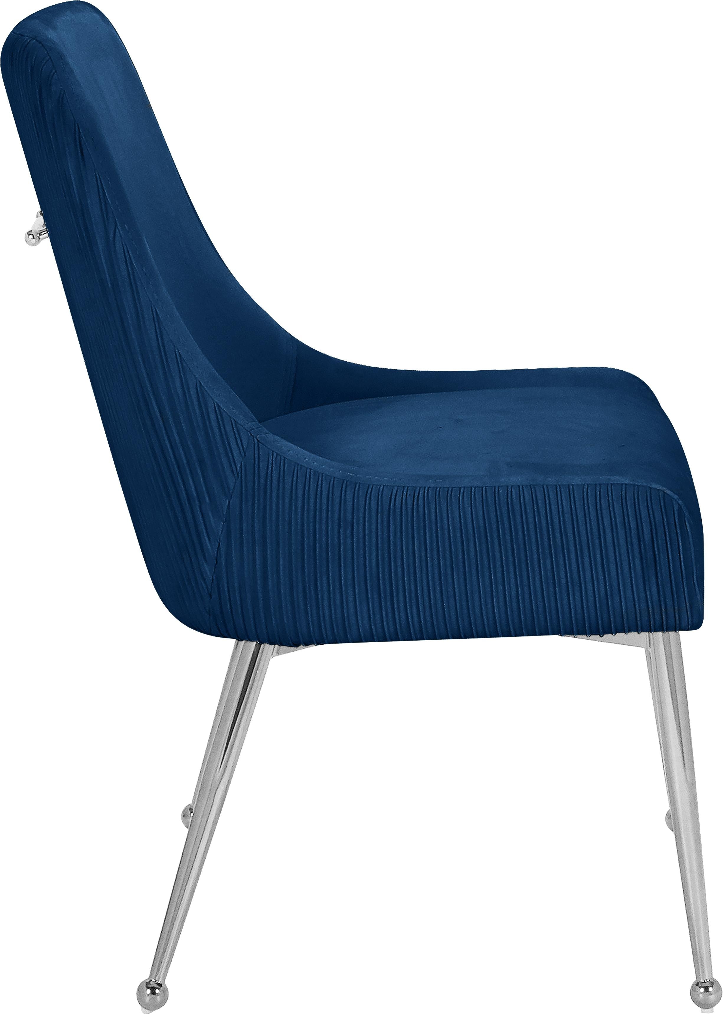 Ace Navy Velvet Dining Chair - Luxury Home Furniture (MI)