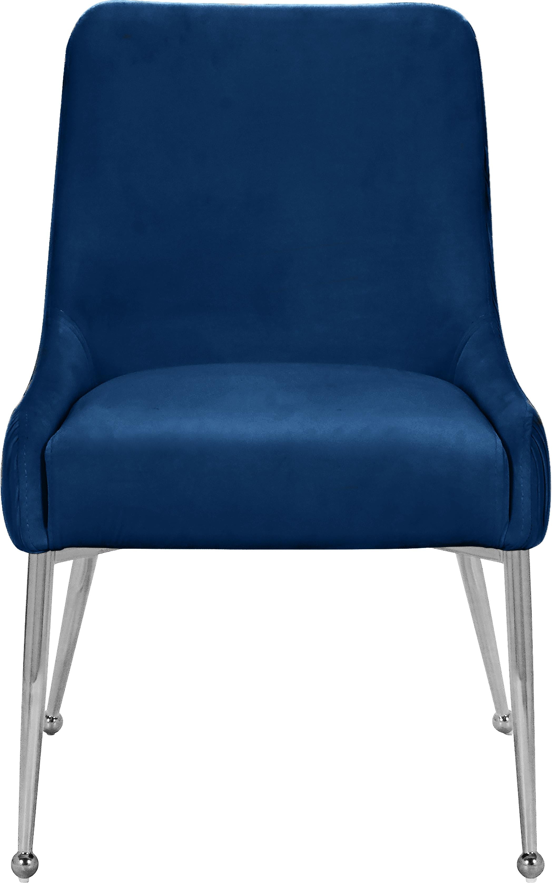 Ace Navy Velvet Dining Chair - Luxury Home Furniture (MI)